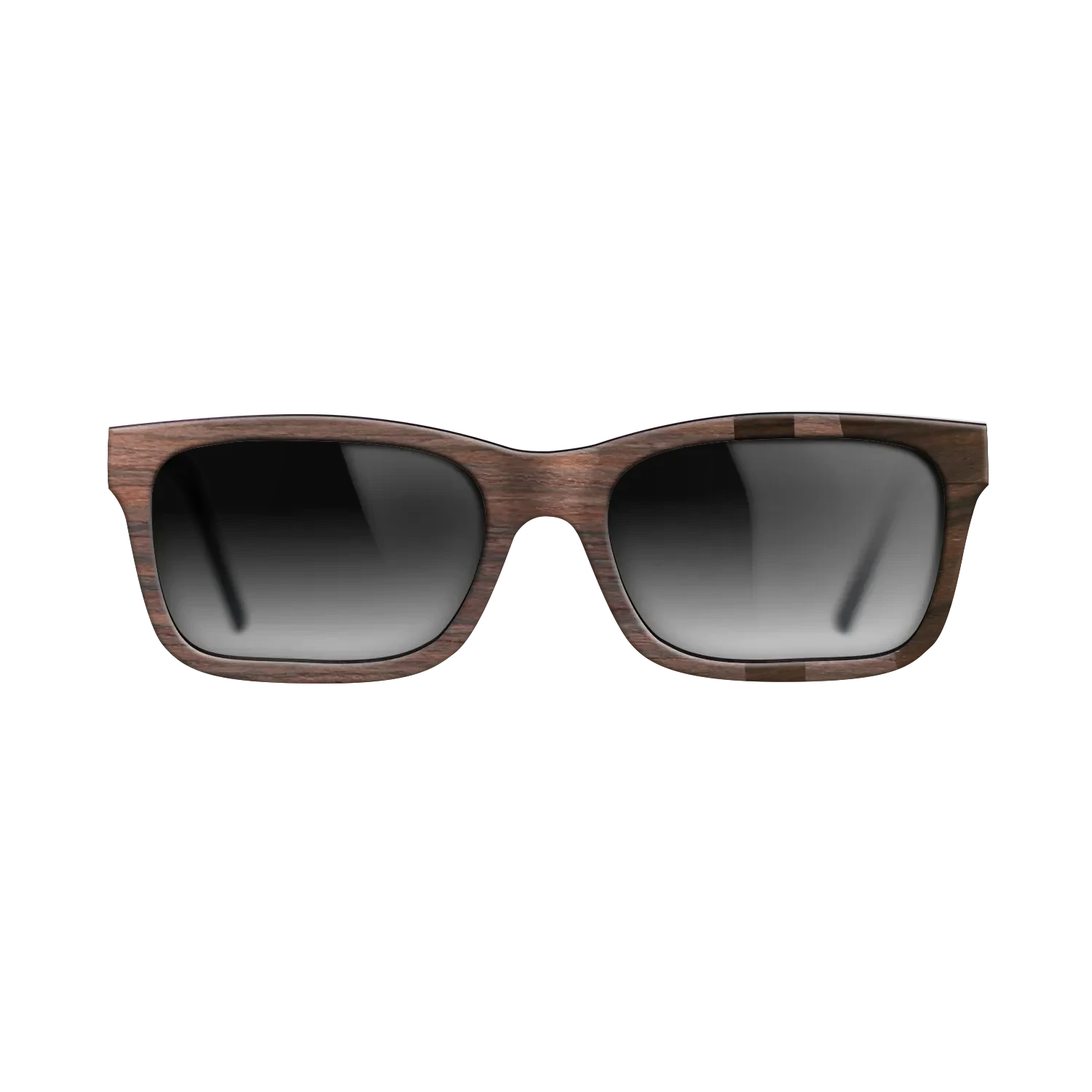 Ziricote Dark Quartered,East Indian Rosewood: Bauhaus - The Sage - Rectangle - SIRIS wood optic