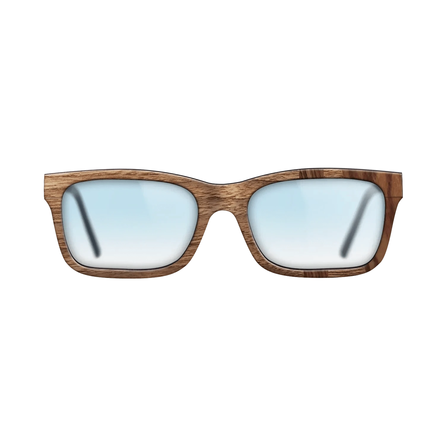 Walnut Claro Dark,Kingwood: Bauhaus - The Sage - Rectangle - SIRIS wood optic