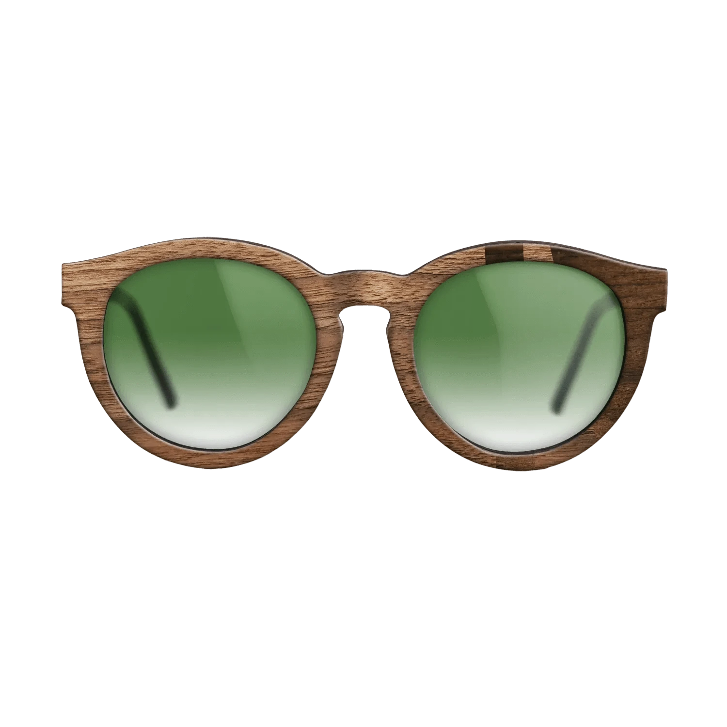 Walnut Claro Light,Ziricote Dark Quartered: Bauhaus - The Rebel - Round - SIRIS wood optic