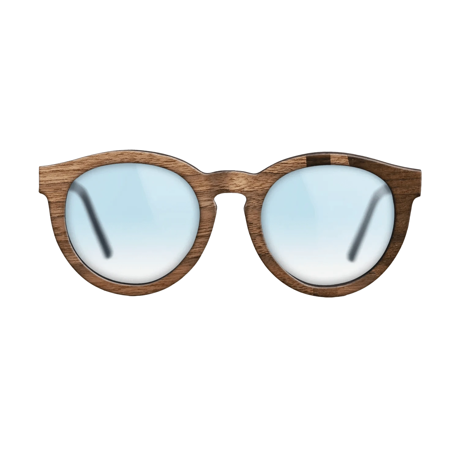 Walnut Claro Light,Ziricote Dark Quartered: Bauhaus - The Rebel - Round - SIRIS wood optic