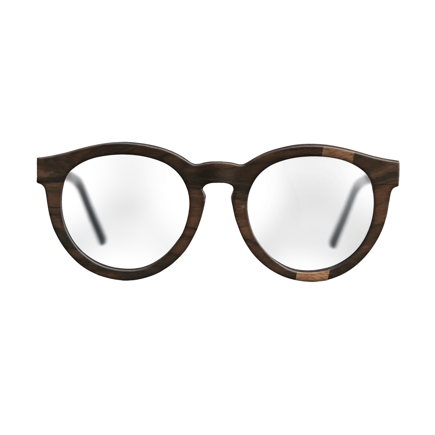 Walnut Claro Light,Ziricote Dark Quartered: Wedge - The Rebel - Round - SIRIS wood optic