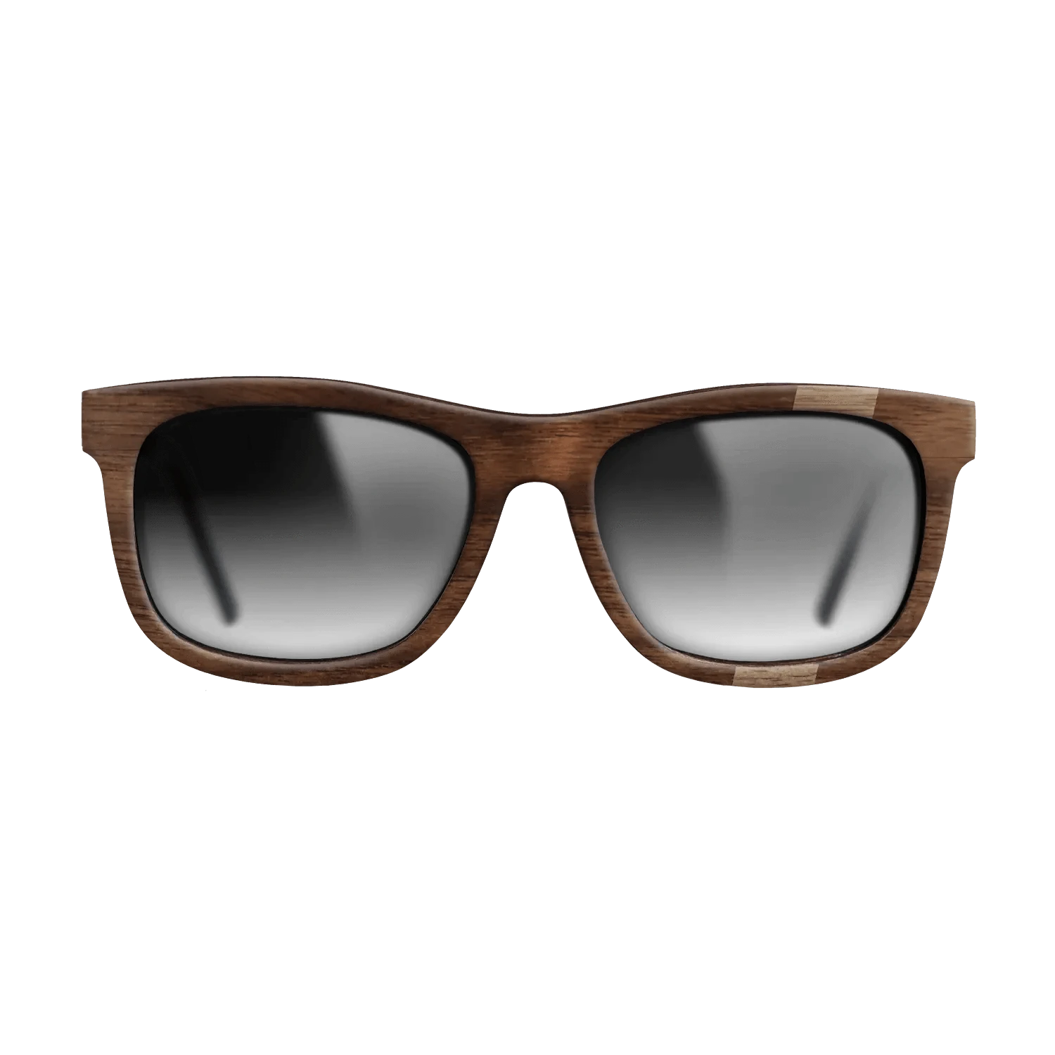 Walnut: Straight Grain,Walnut Claro Dark: Wedge - The Hero - Square - SIRIS wood optic