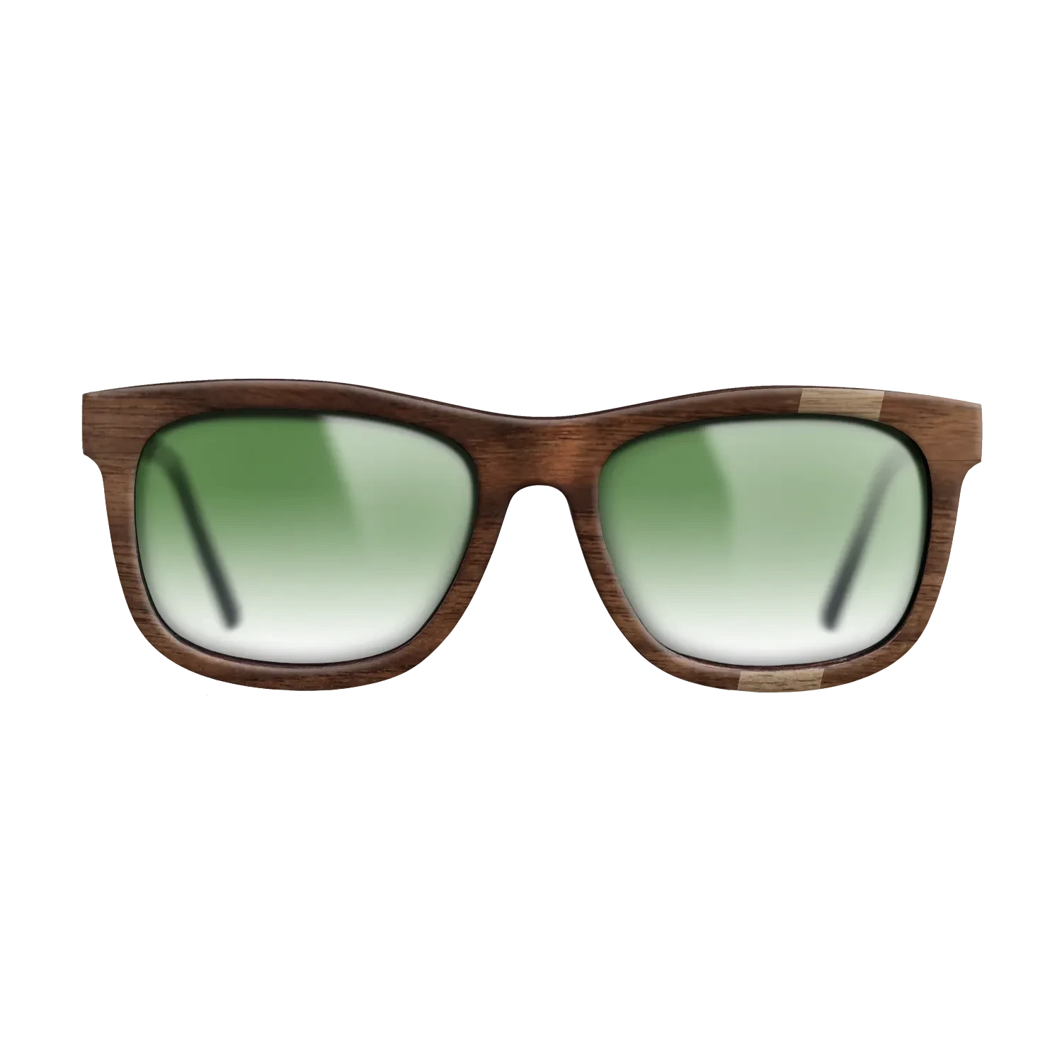 Walnut: Straight Grain,Walnut Claro Dark: Wedge - The Hero - Square - SIRIS wood optic