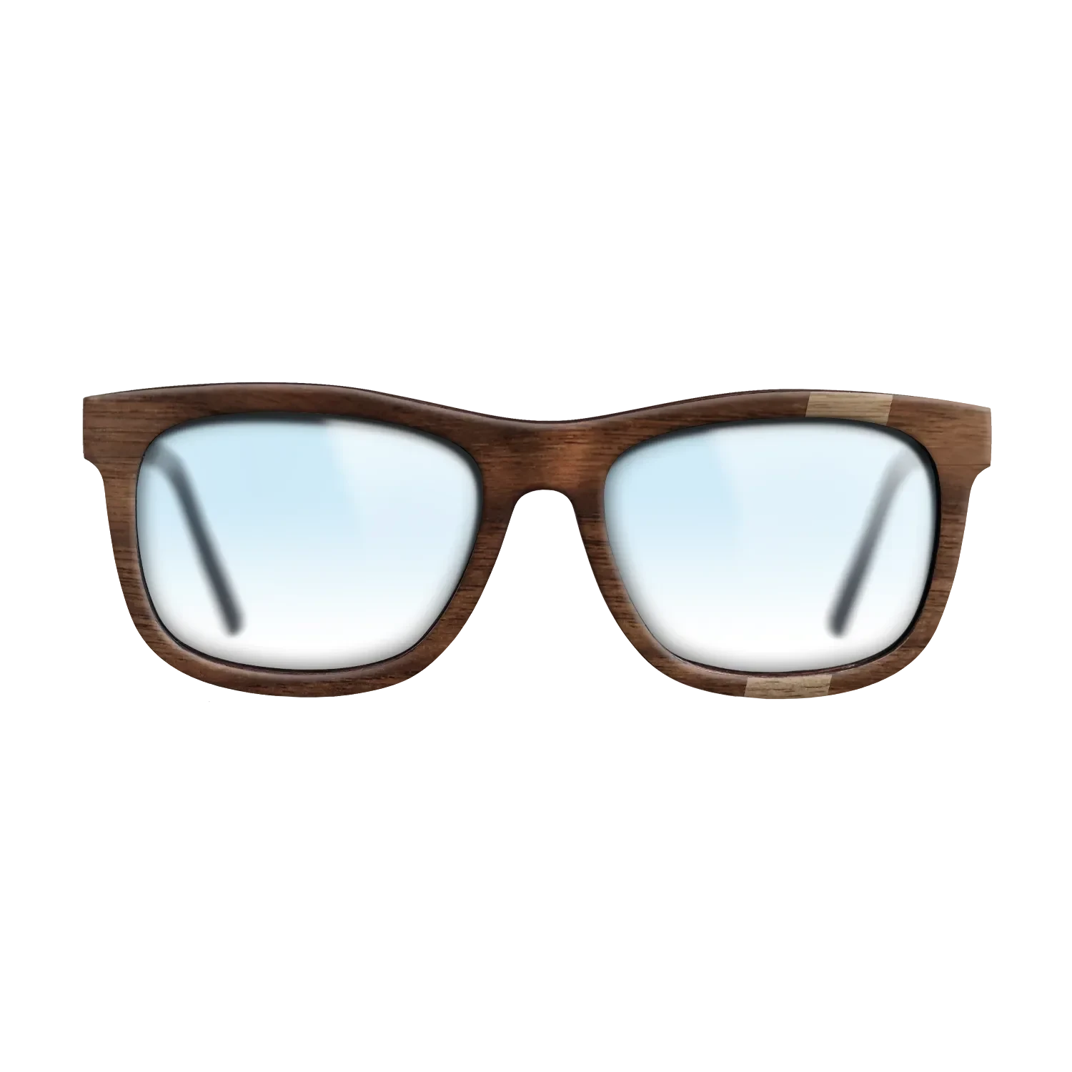 Walnut: Straight Grain,Walnut Claro Dark: Wedge - The Hero - Square - SIRIS wood optic