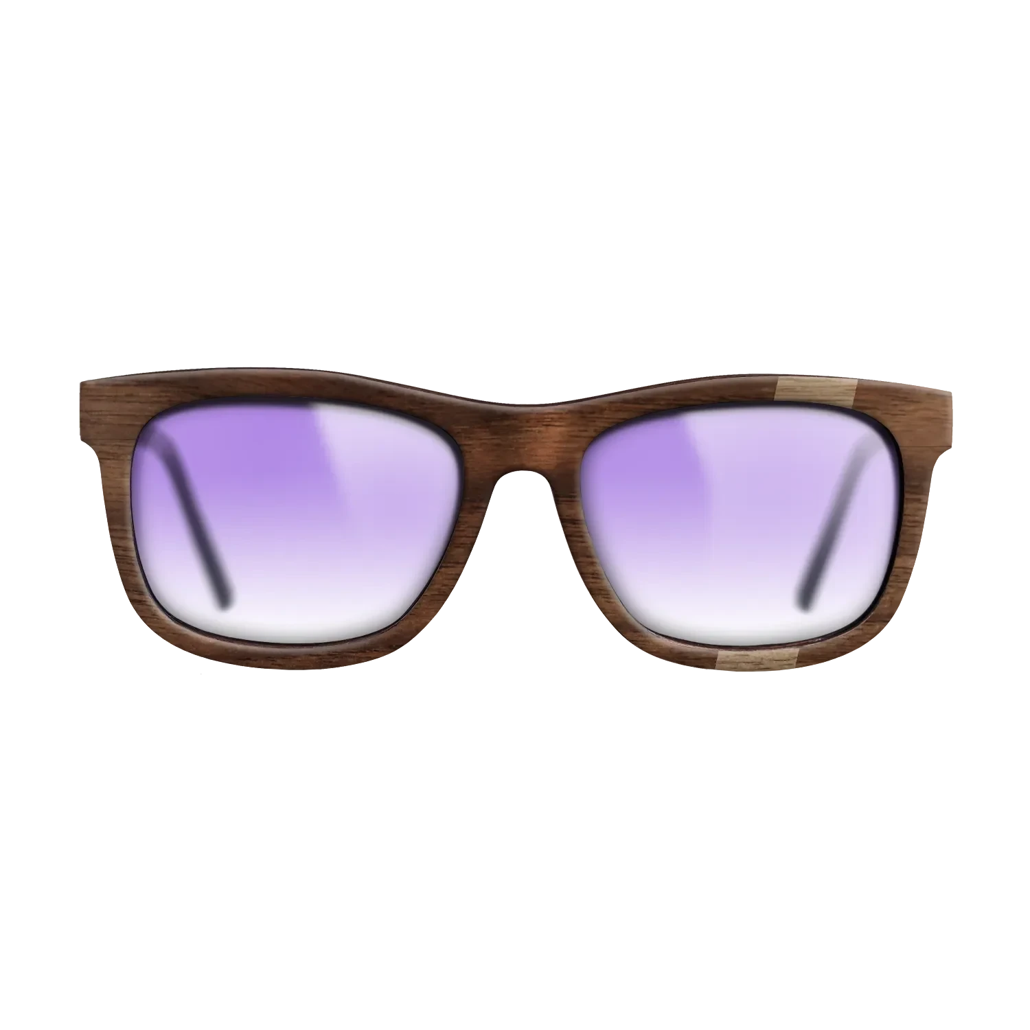 Walnut: Straight Grain,Walnut Claro Dark: Wedge - The Hero - Square - SIRIS wood optic