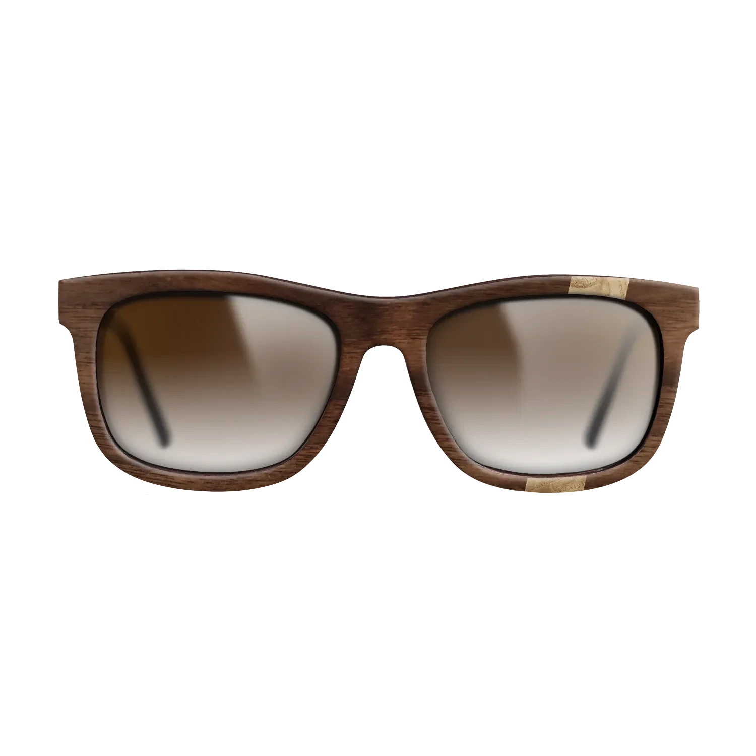 Olive Burl,Walnut Claro Dark: Wedge - The Hero - Square - SIRIS wood optic