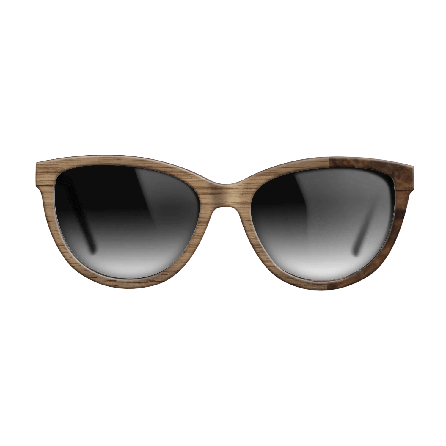 Walnut: Straight Grain,Walnut Burl: Bauhaus - The Maiden - Cat - SIRIS wood optic