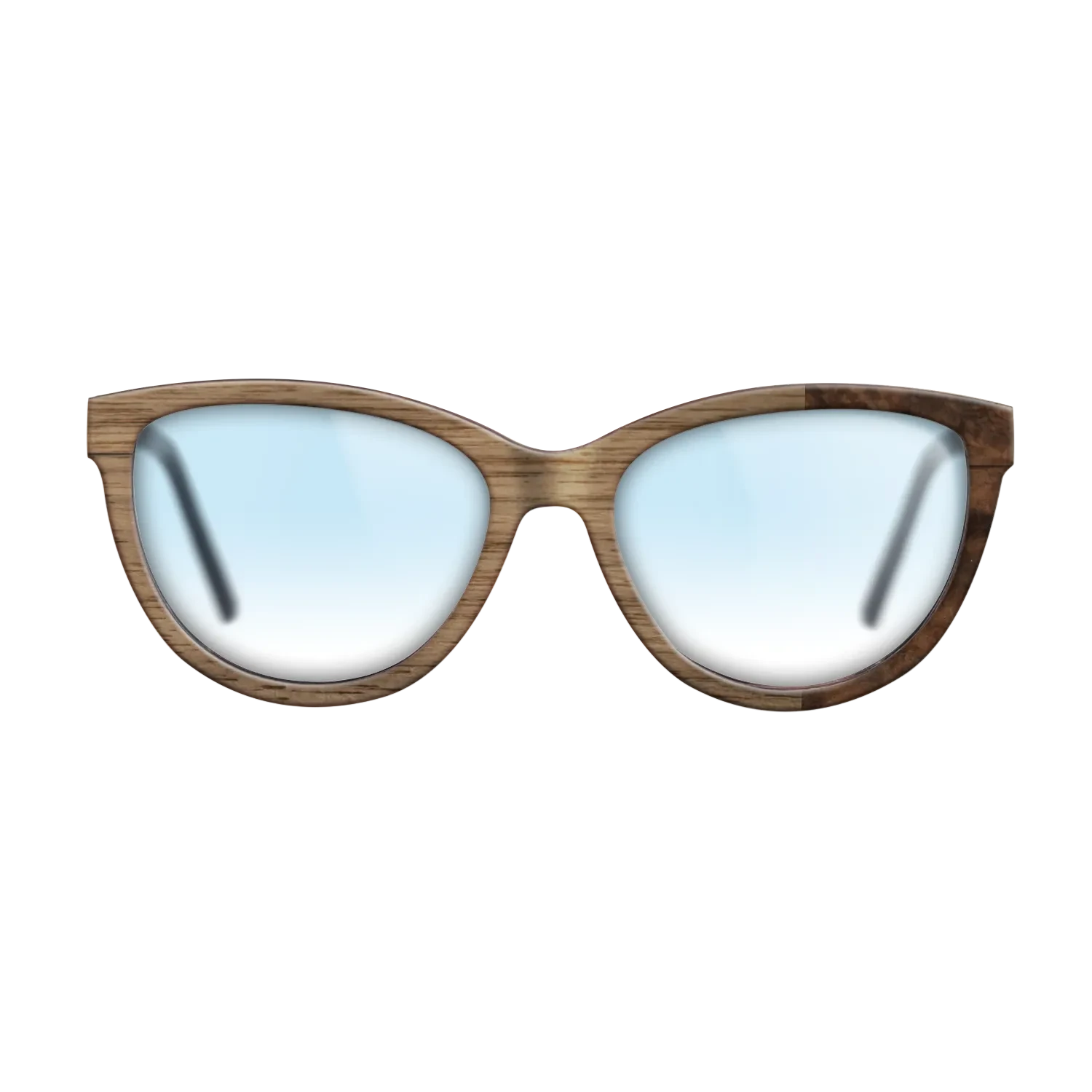 Walnut: Straight Grain,Walnut Burl: Bauhaus - The Maiden - Cat - SIRIS wood optic