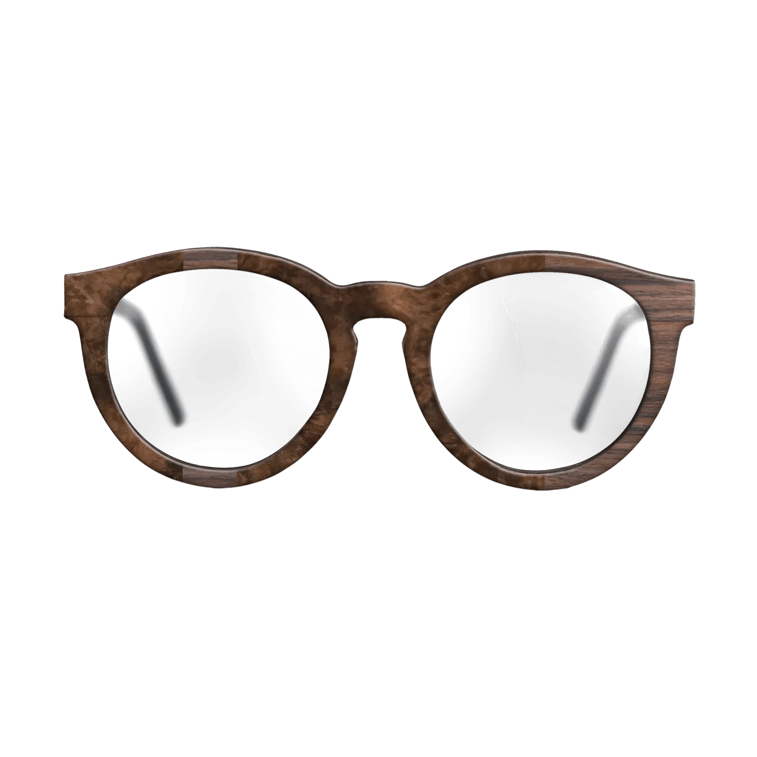 Rosewood Reconstituted,Walnut Burl: Diametric - The Rebel - Round - SIRIS wood optic