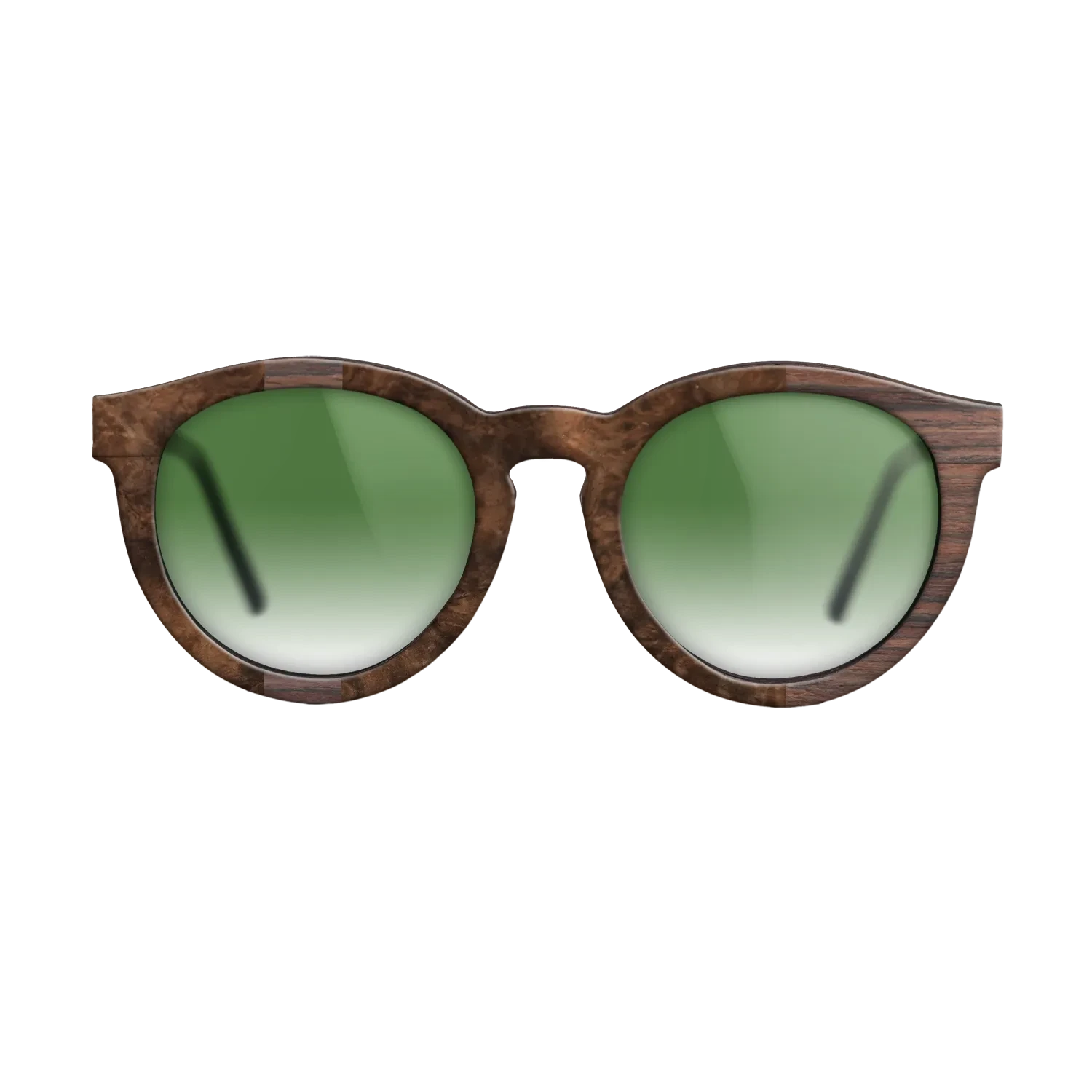 Rosewood Reconstituted,Walnut Burl: Diametric - The Rebel - Round - SIRIS wood optic