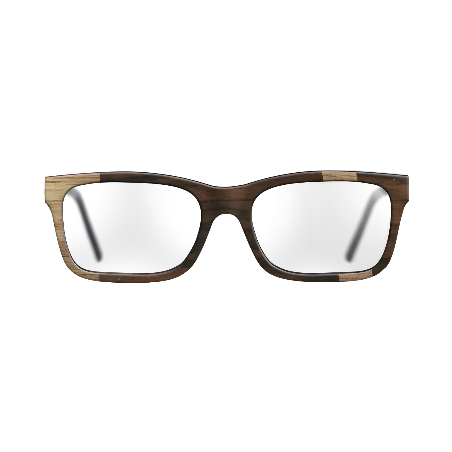 Walnut: Straight Grain,Ziricote Dark Quartered: Diametric - The Sage - Rectangle - 1864 - SIRIS wood optic