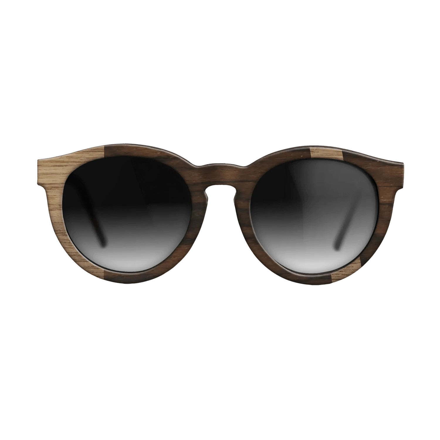 Walnut: Straight Grain,Ziricote Dark Quartered: Diametric - The Rebel - Round - 1864 - SIRIS wood optic