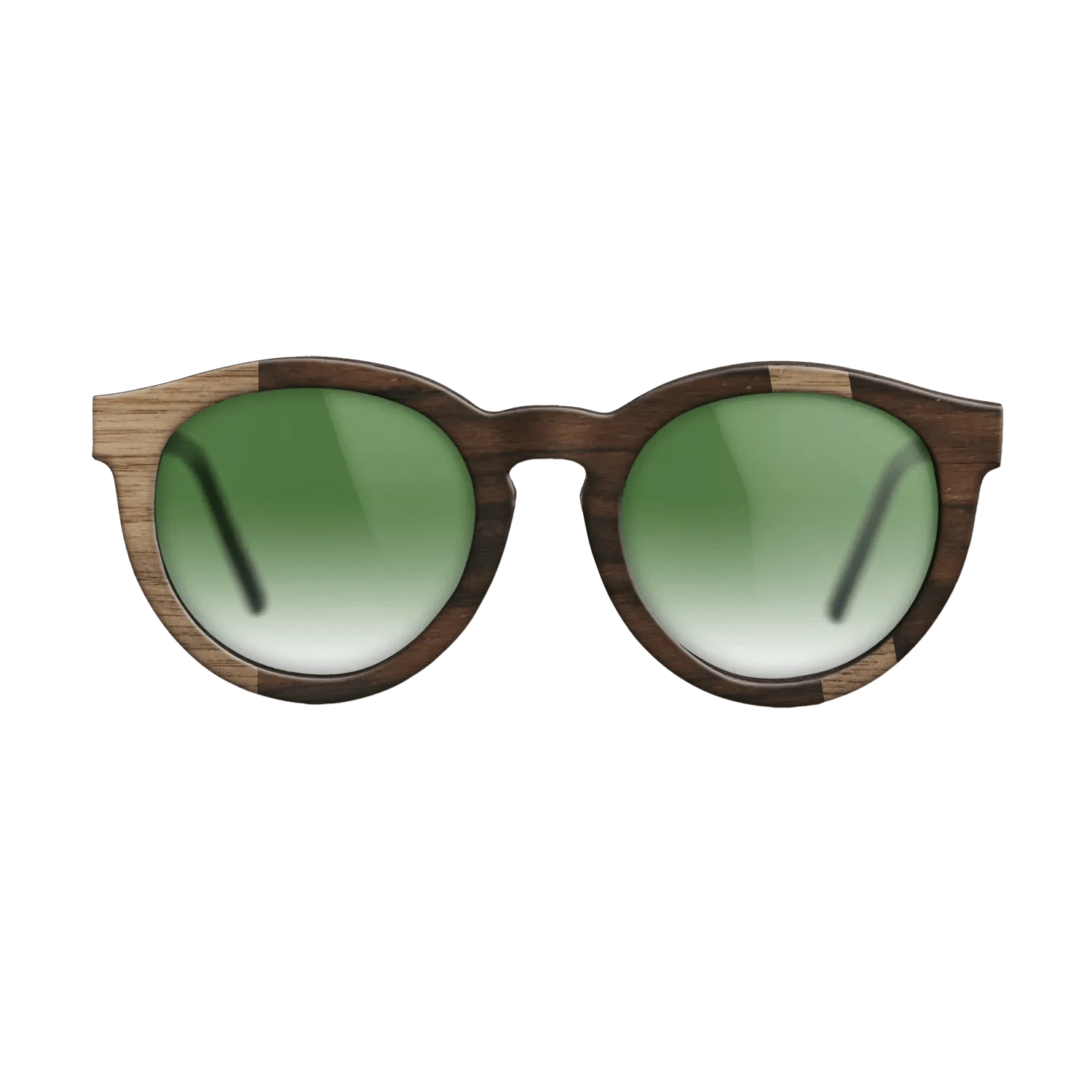 Walnut: Straight Grain,Ziricote Dark Quartered: Diametric - The Rebel - Round - 1864 - SIRIS wood optic