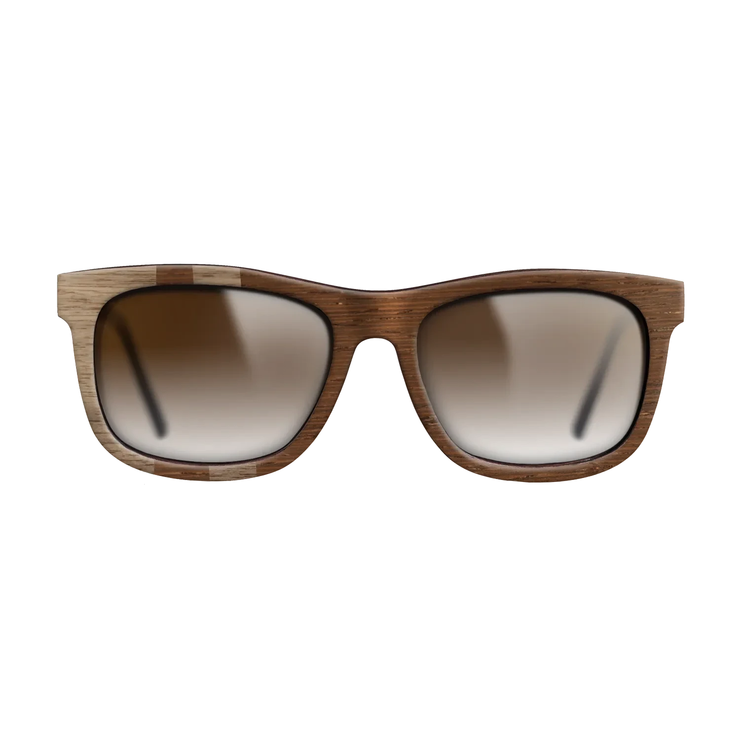 Wenge,Walnut: Straight Grain: Geometric - The Hero - Square - SIRIS wood optic