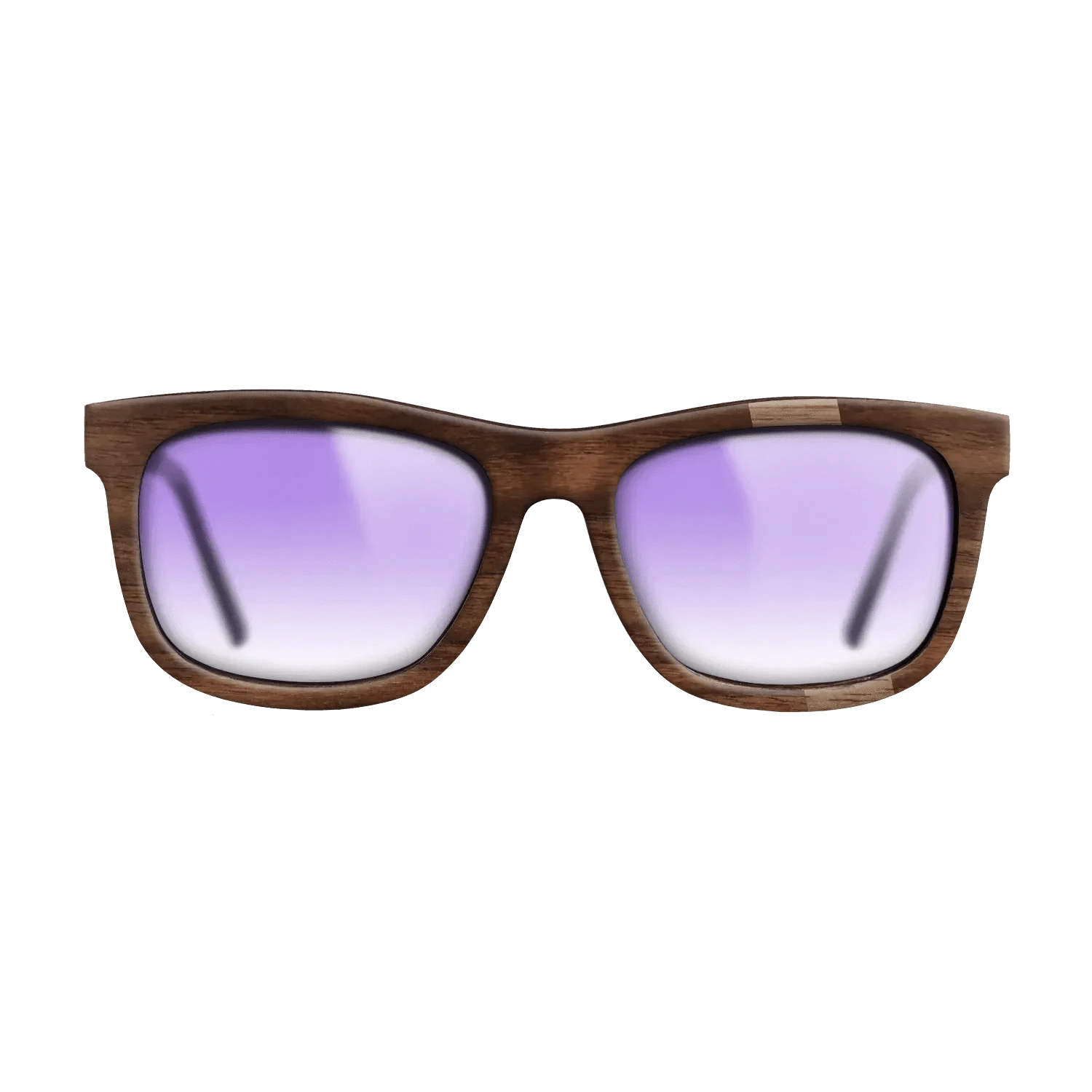 Walnut: Straight Grain,Walnut Claro Dark: Wedge - The Hero - Square - 1527 - SIRIS wood optic