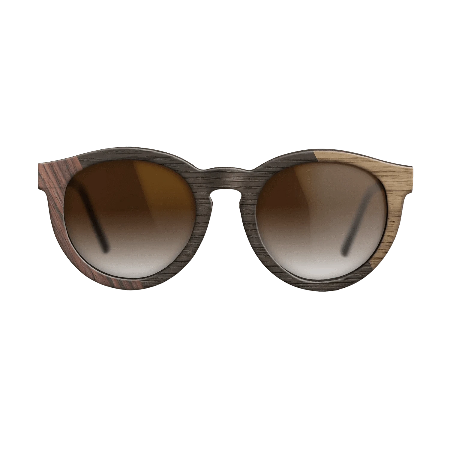 Walnut: Straight Grain,Rosewood Reconstituted,Fumed Oak: Bauhaus - The Rebel - Round - SIRIS wood optic