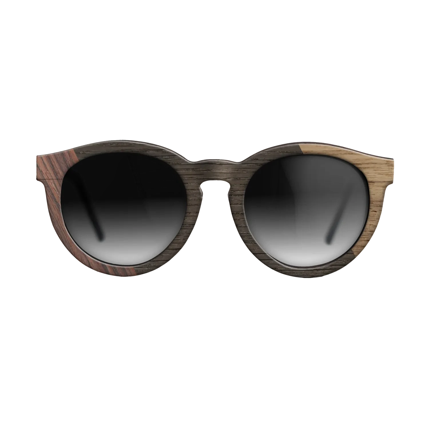 Walnut: Straight Grain,Rosewood Reconstituted,Fumed Oak: Bauhaus - The Rebel - Round - SIRIS wood optic