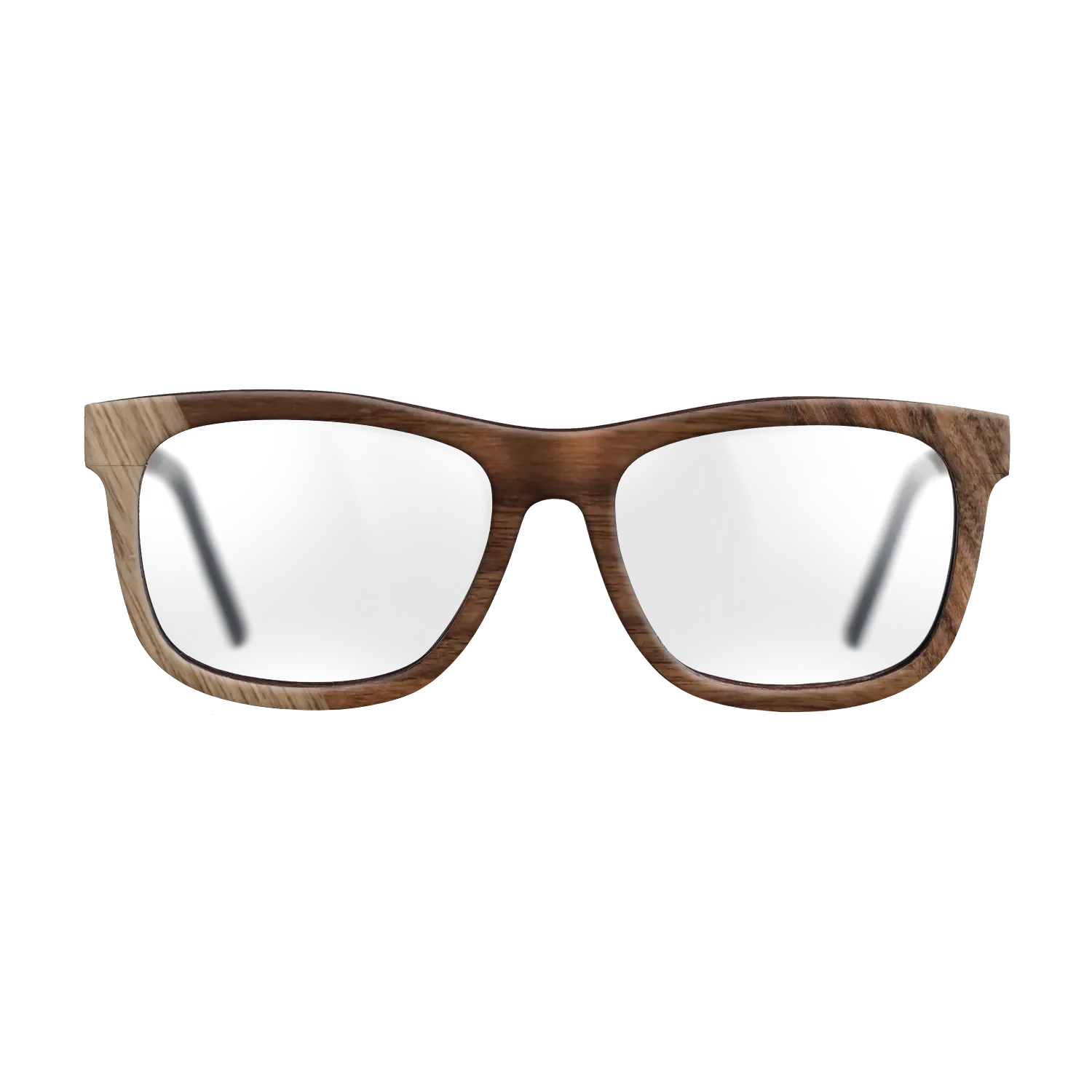 Walnut: Straight Grain,Santos Rosewood Dark: Bauhaus - The Hero - Square - SIRIS wood optic