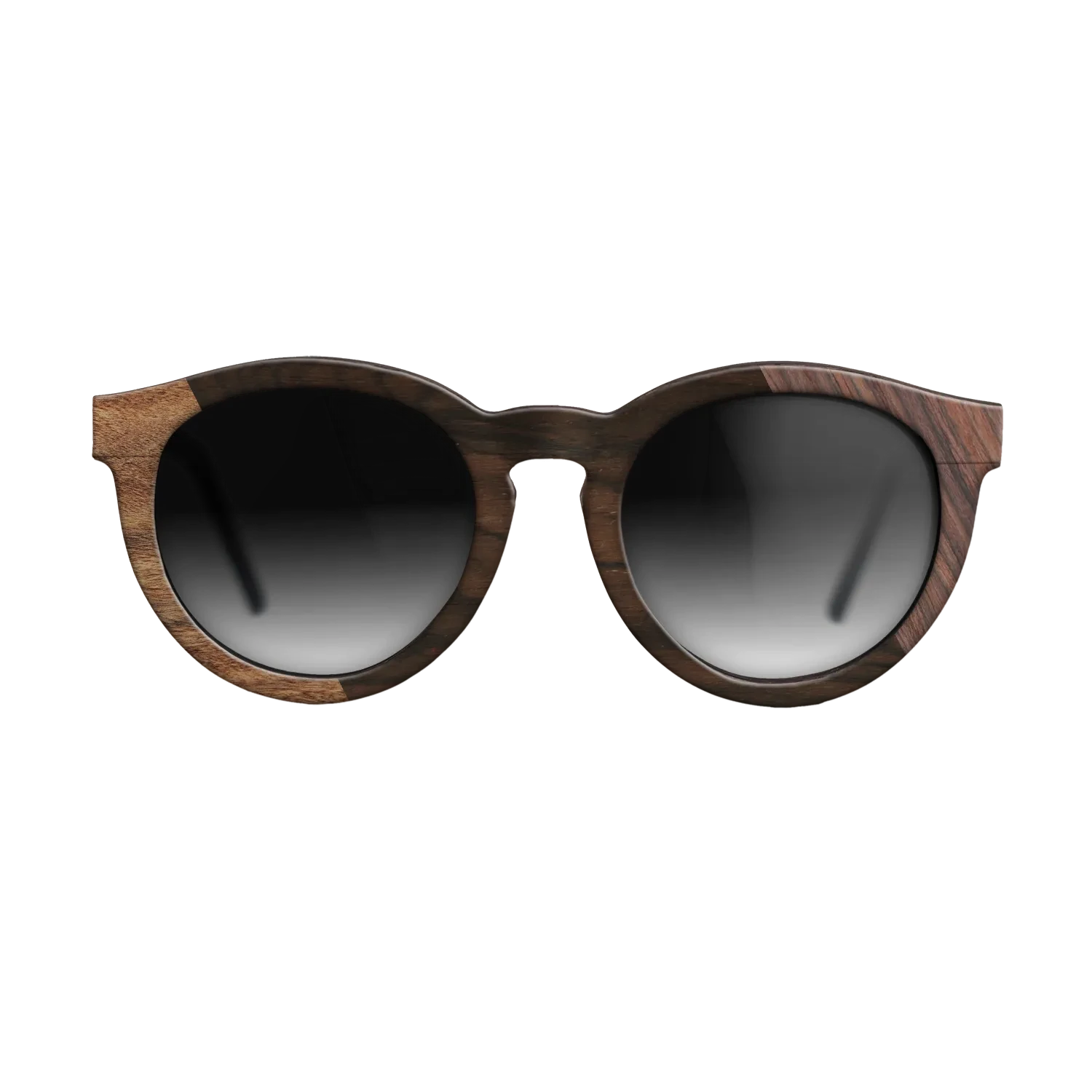 Rosewood Reconstituted,Santos Rosewood Dark,Ziricote Dark Quartered: Bauhaus - The Rebel - Round - SIRIS wood optic