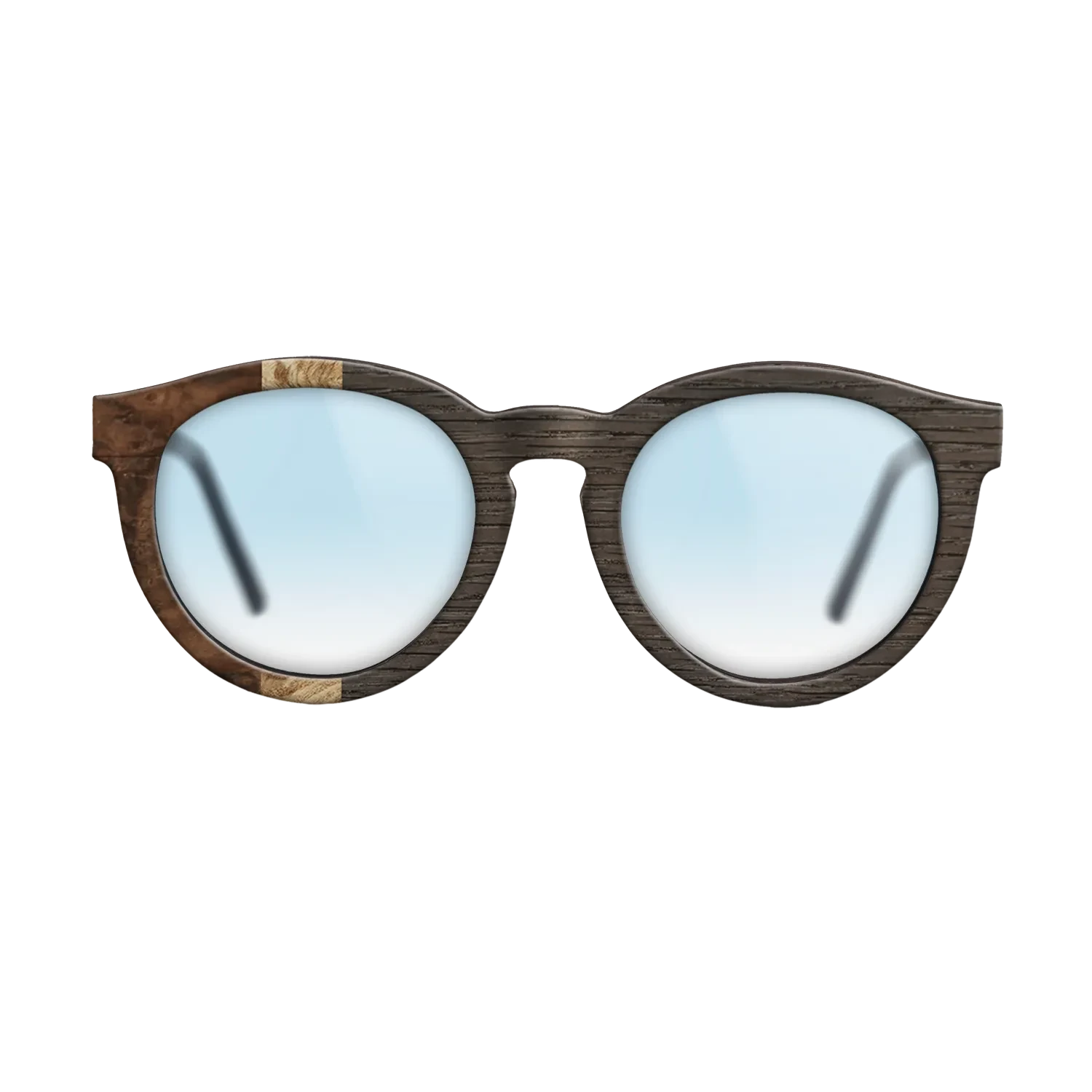 Walnut Burl,Olive Burl,Fumed Oak: Bauhaus - The Rebel - Round - SIRIS wood optic