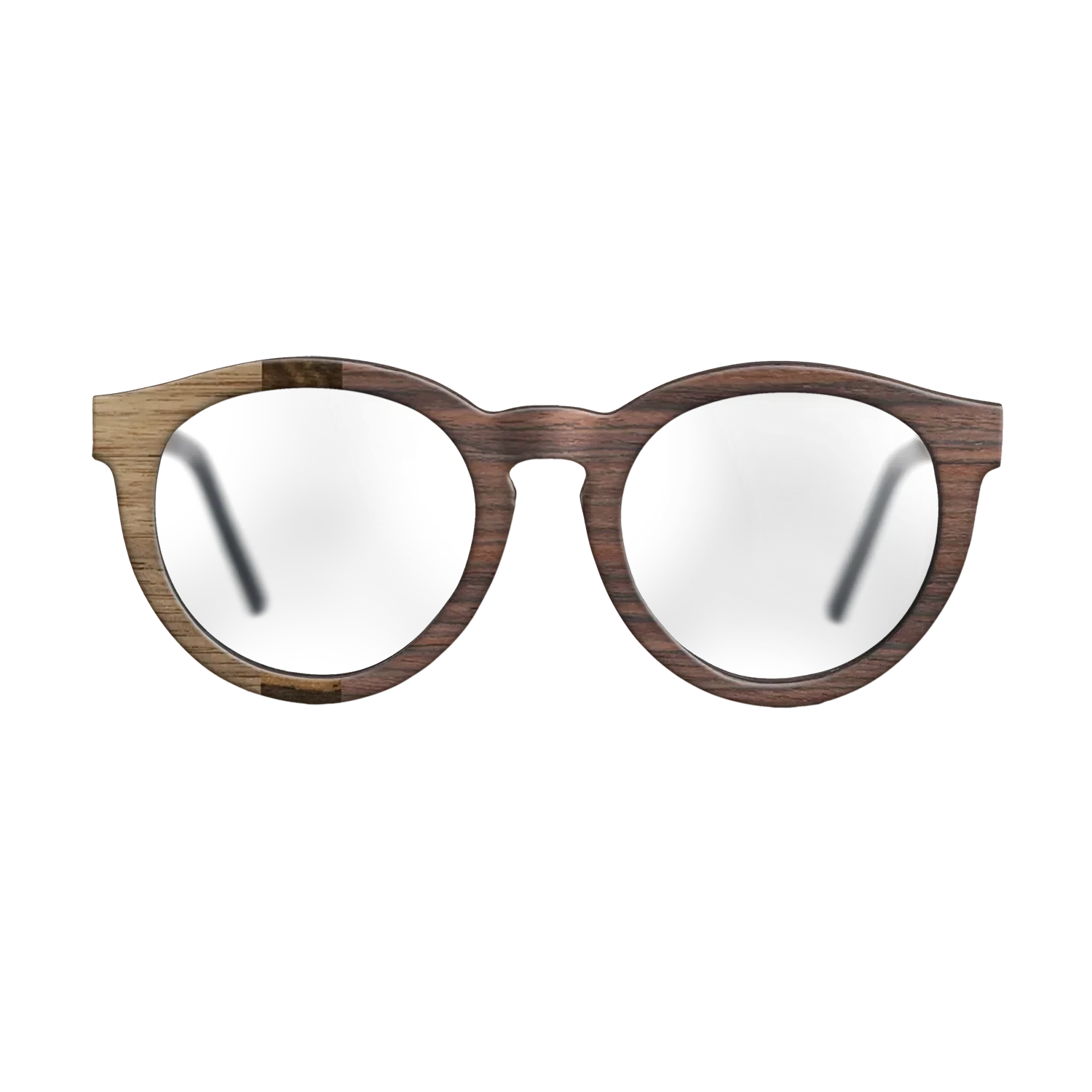 Walnut: Straight Grain,Walnut Burl,Rosewood Reconstituted,Ziricote Light Quartered: Bauhaus - The Rebel - Round - SIRIS wood optic