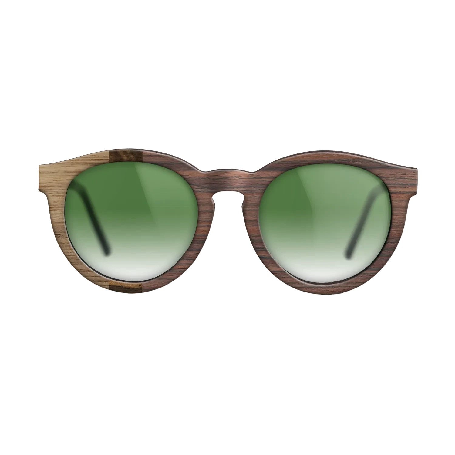 Walnut: Straight Grain,Walnut Burl,Rosewood Reconstituted,Ziricote Light Quartered: Bauhaus - The Rebel - Round - SIRIS wood optic