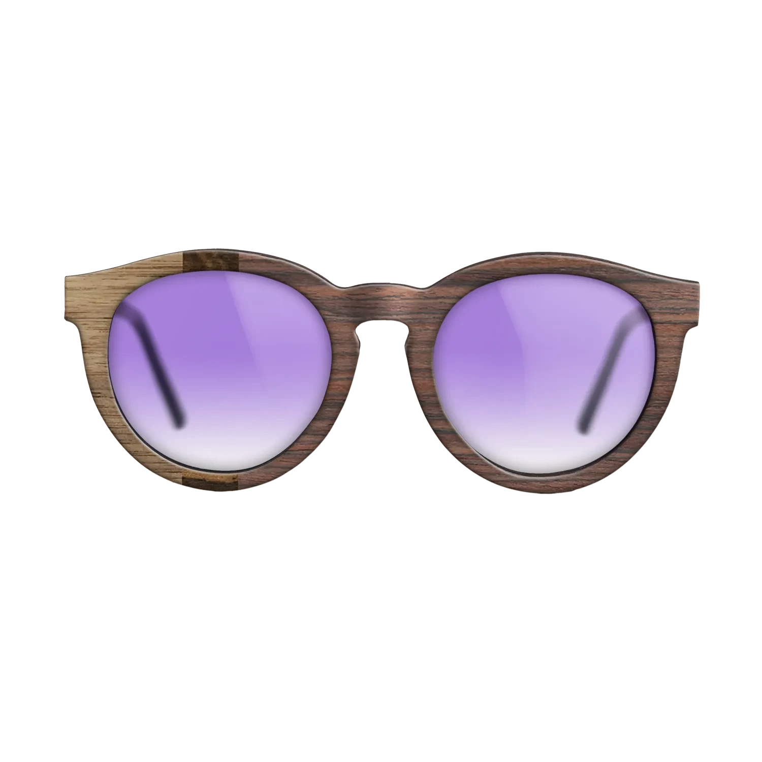 Walnut: Straight Grain,Walnut Burl,Rosewood Reconstituted,Ziricote Light Quartered: Bauhaus - The Rebel - Round - SIRIS wood optic