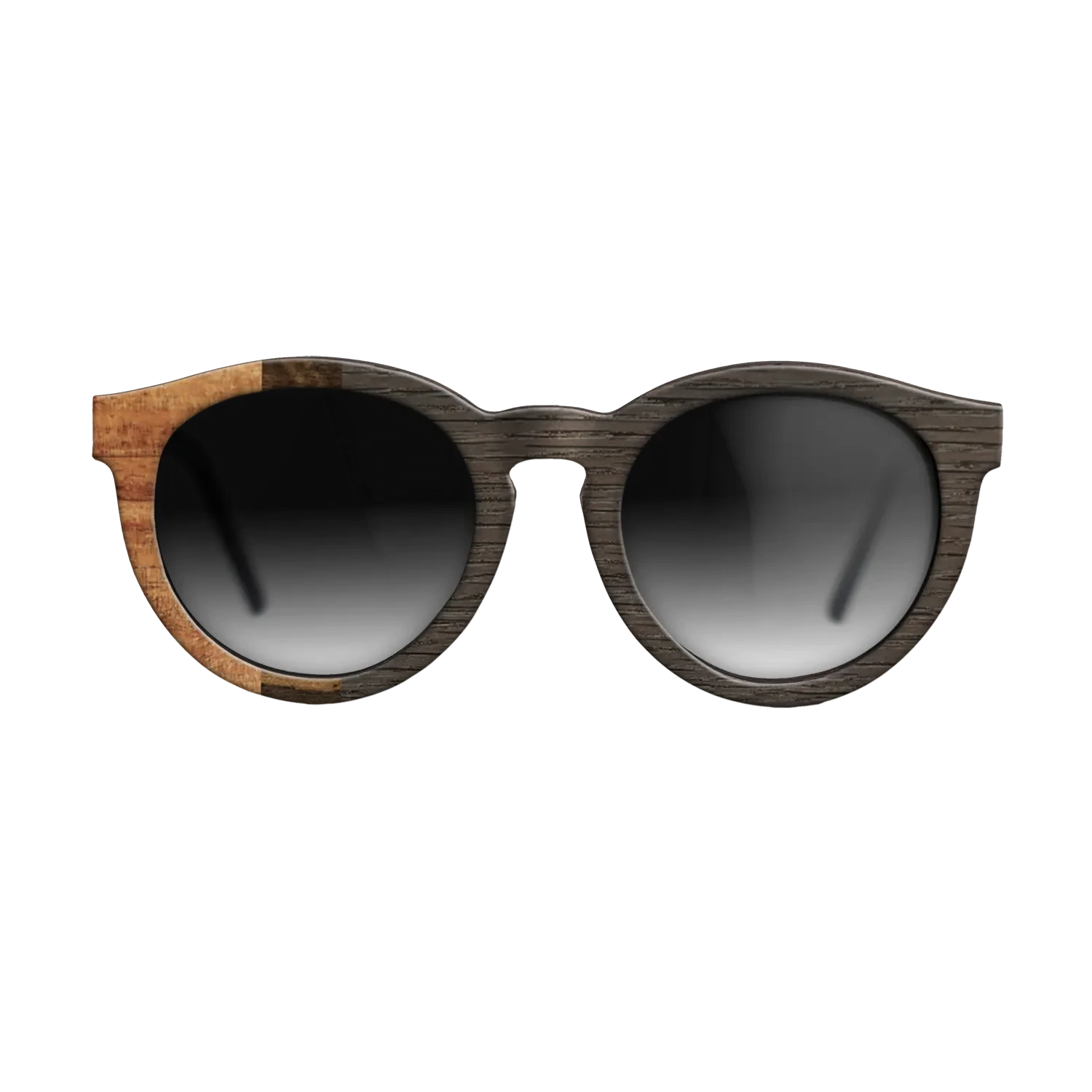 Koa,Ziricote Light Quartered,Fumed Oak: Bauhaus - The Rebel - Round - SIRIS wood optic