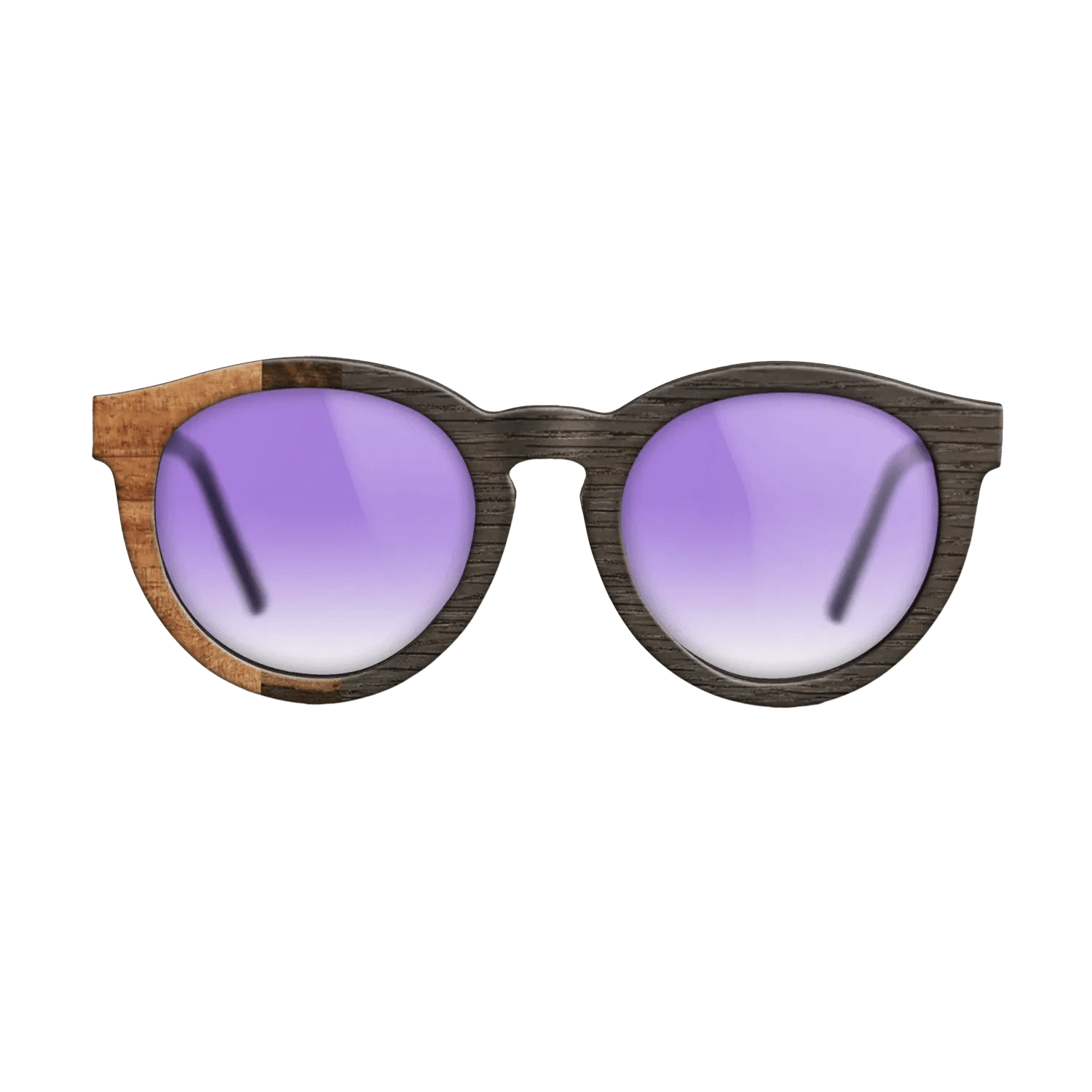 Koa,Ziricote Light Quartered,Fumed Oak: Bauhaus - The Rebel - Round - SIRIS wood optic