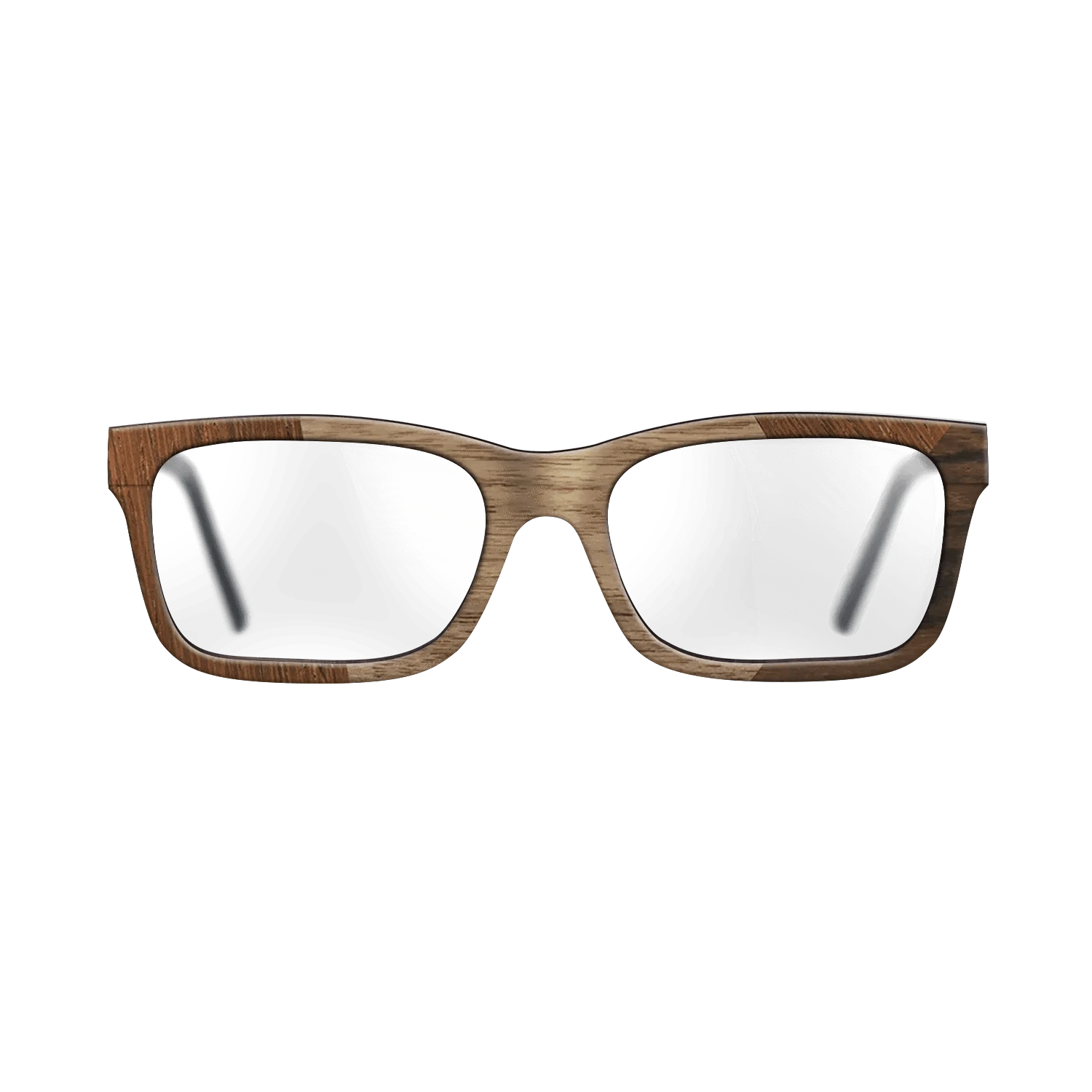 Walnut: Straight Grain,Wenge,Ziricote Dark Quartered: Angle Cut - The Sage - Rectangle - SIRIS wood optic