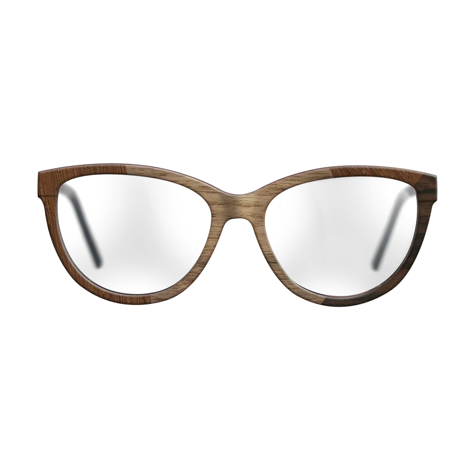 Walnut: Straight Grain,Wenge,Ziricote Dark Quartered: Angle Cut - The Maiden - Cat - SIRIS wood optic