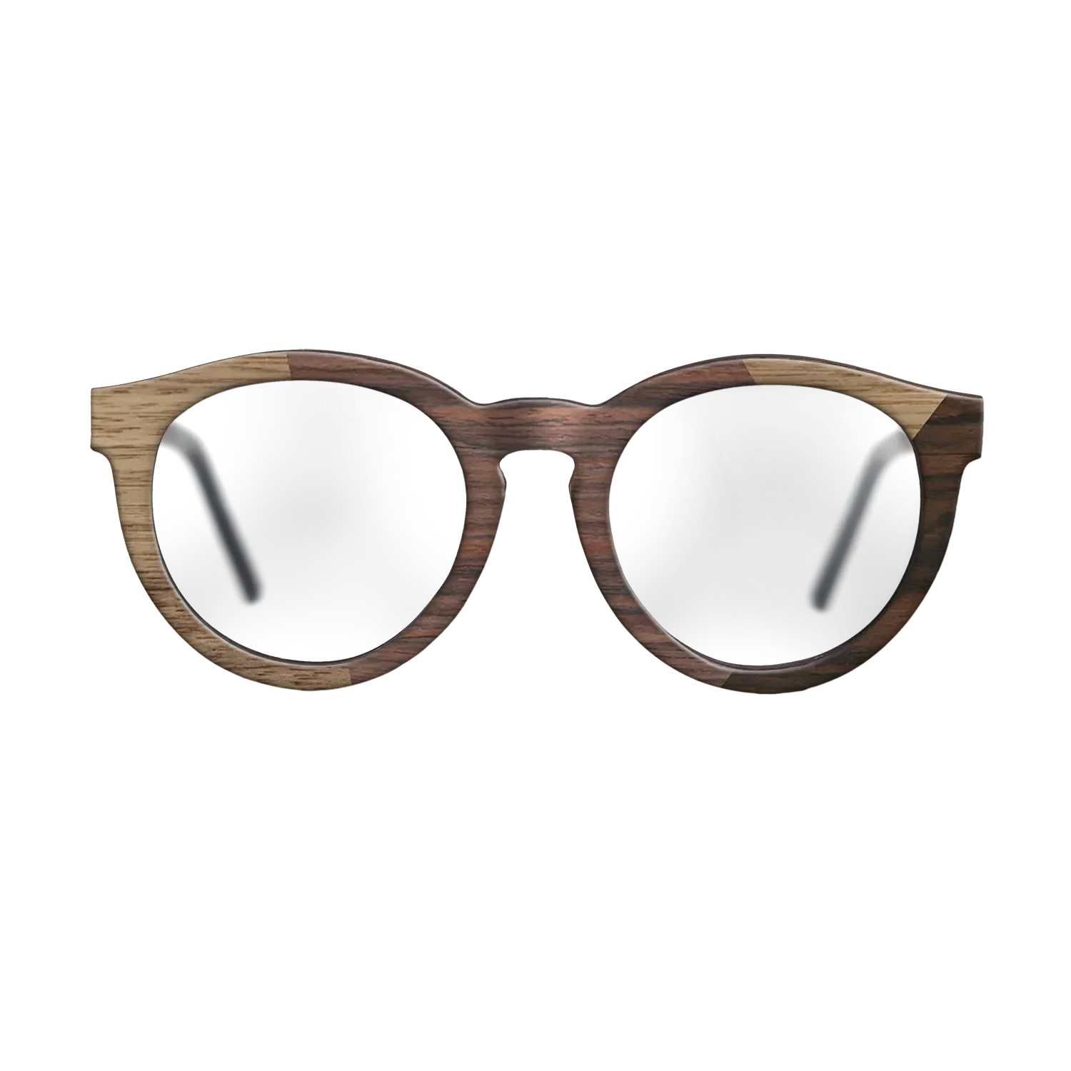 Rosewood Reconstituted,Walnut: Straight Grain,Ziricote Dark Quartered: Angle Cut - The Rebel - Round - SIRIS wood optic