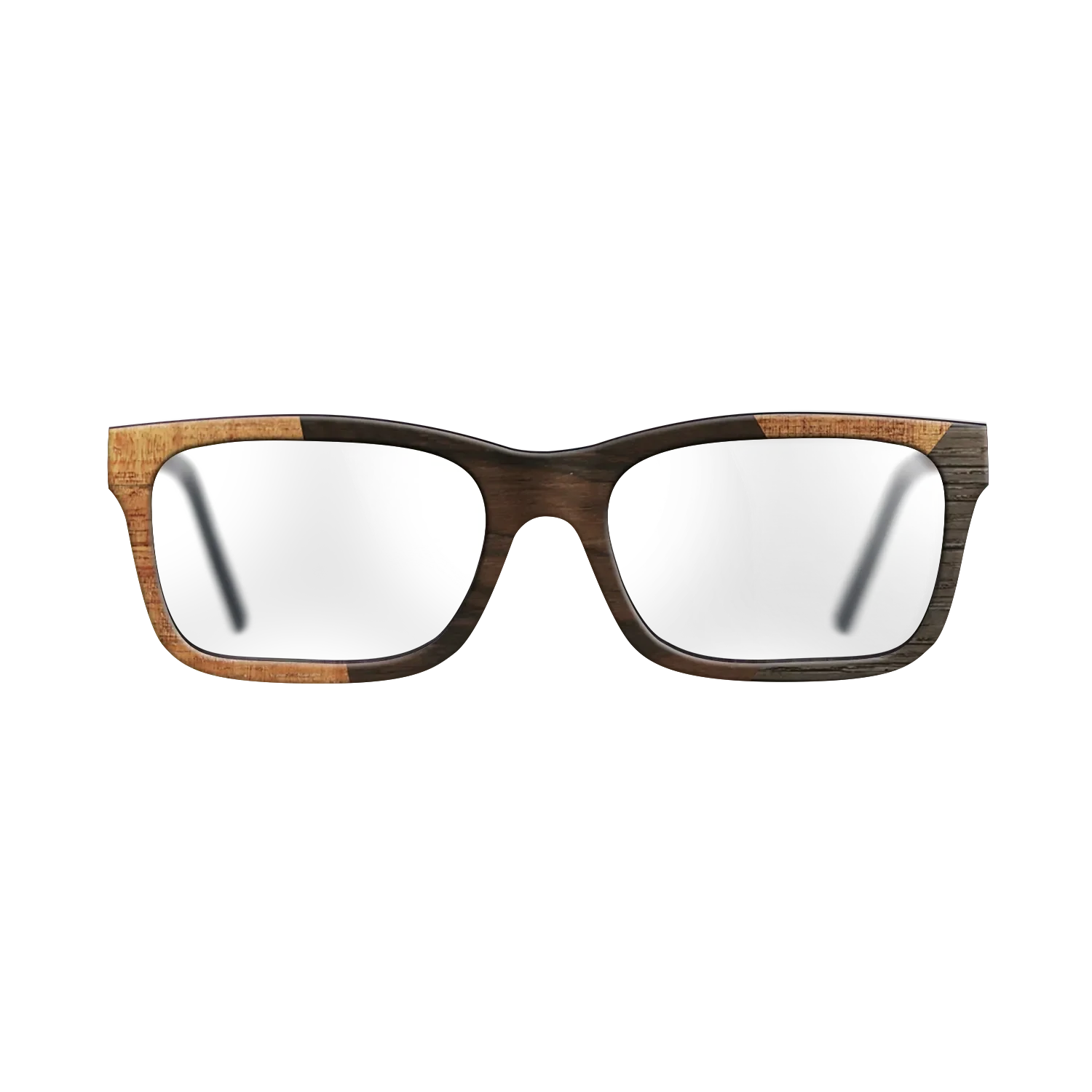 Ziricote Dark Quartered,Koa,Fumed Oak: Angle Cut - The Sage - Rectangle - SIRIS wood optic