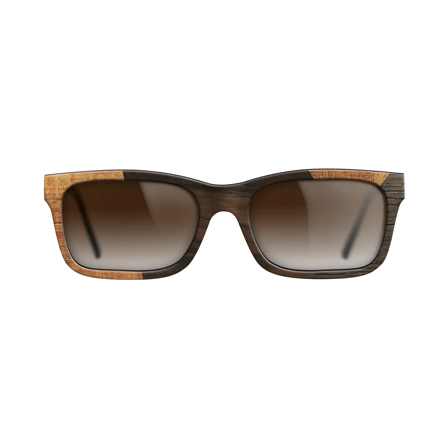 Ziricote Dark Quartered,Koa,Fumed Oak: Angle Cut - The Sage - Rectangle - SIRIS wood optic