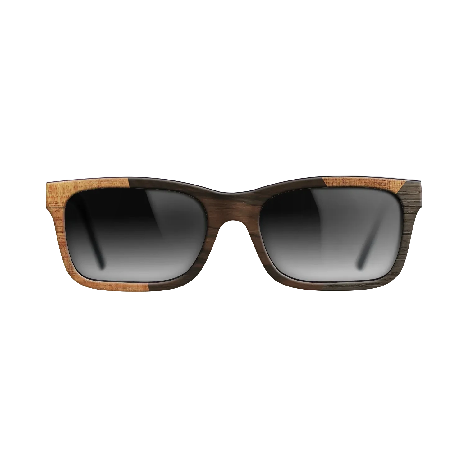 Ziricote Dark Quartered,Koa,Fumed Oak: Angle Cut - The Sage - Rectangle - SIRIS wood optic