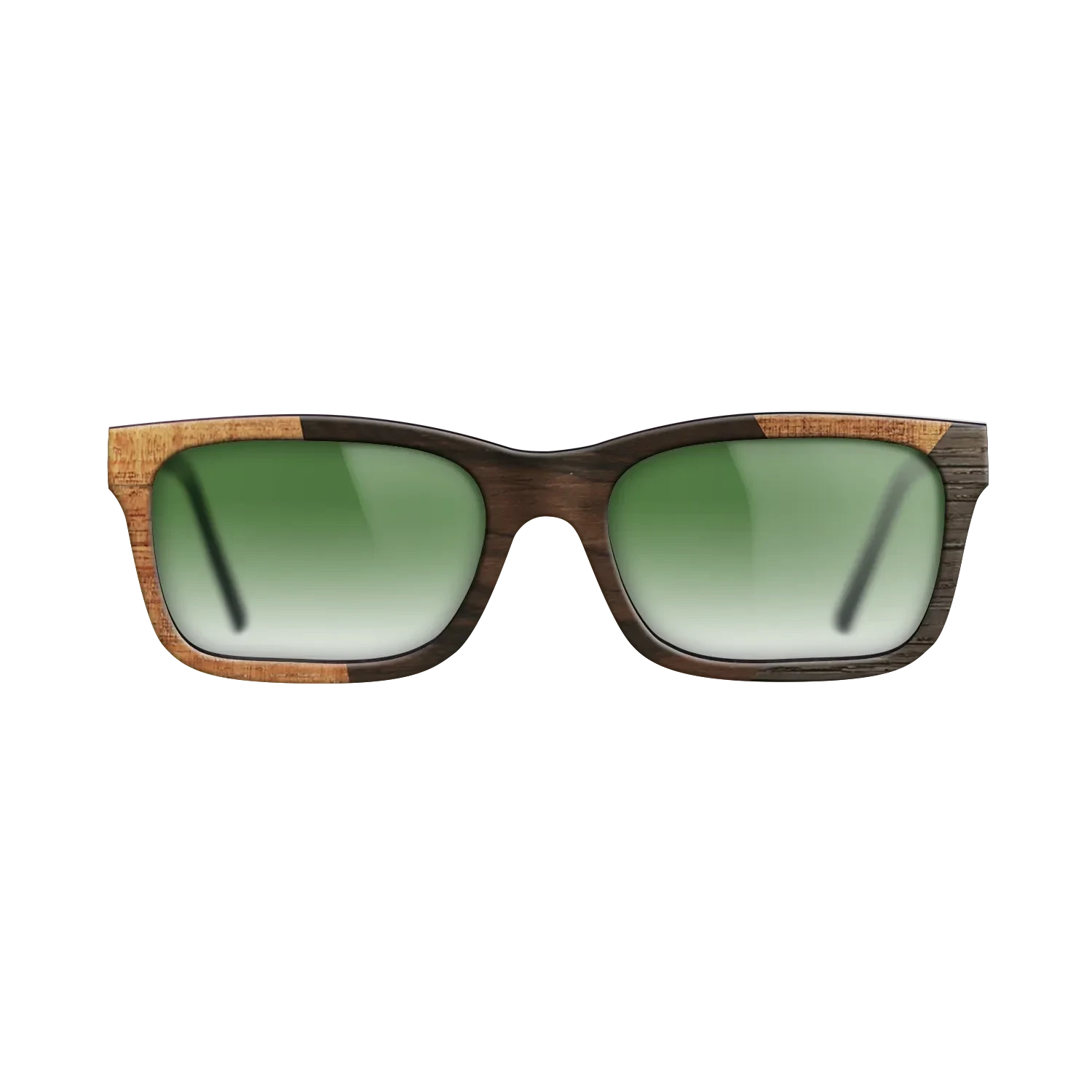 Ziricote Dark Quartered,Koa,Fumed Oak: Angle Cut - The Sage - Rectangle - SIRIS wood optic