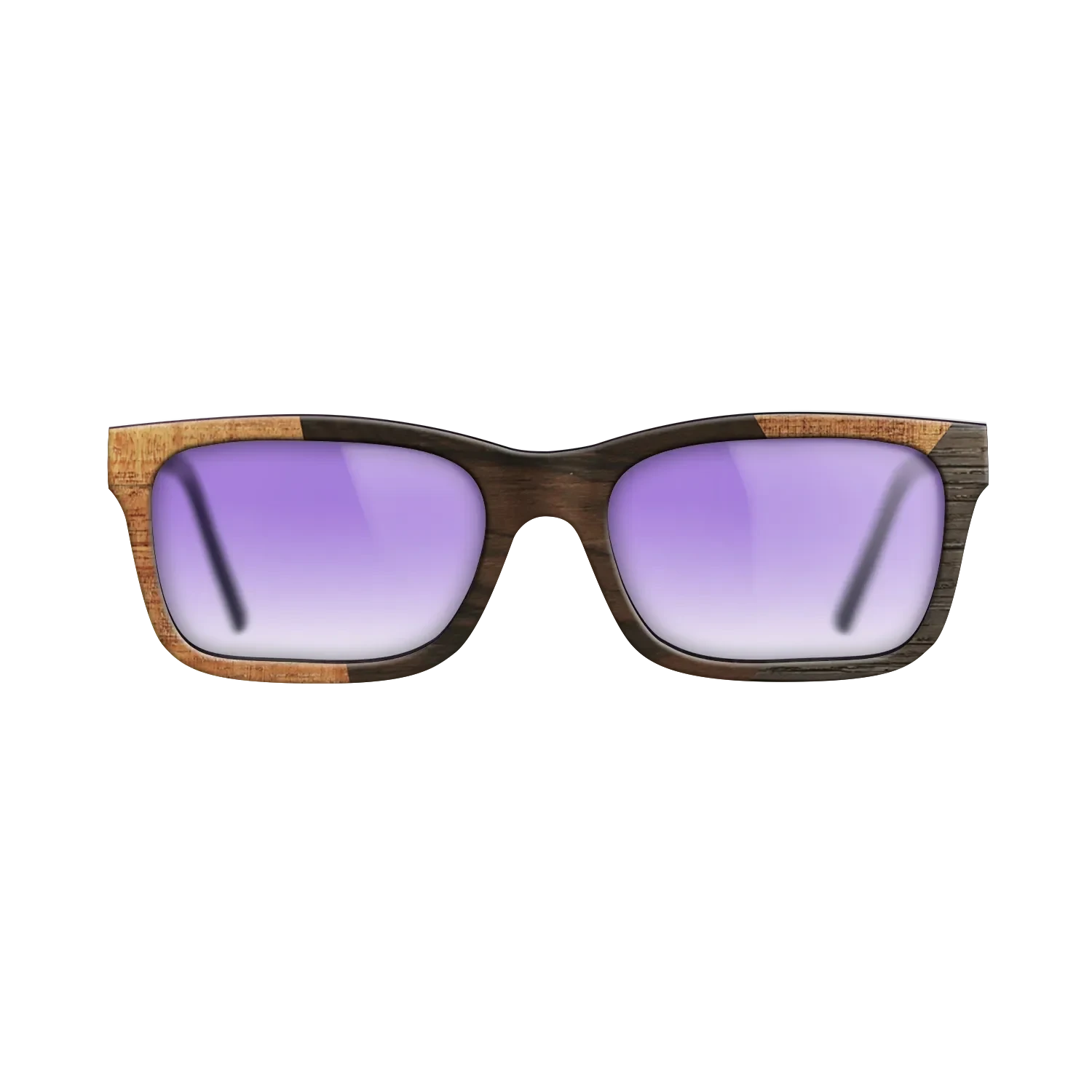 Ziricote Dark Quartered,Koa,Fumed Oak: Angle Cut - The Sage - Rectangle - SIRIS wood optic