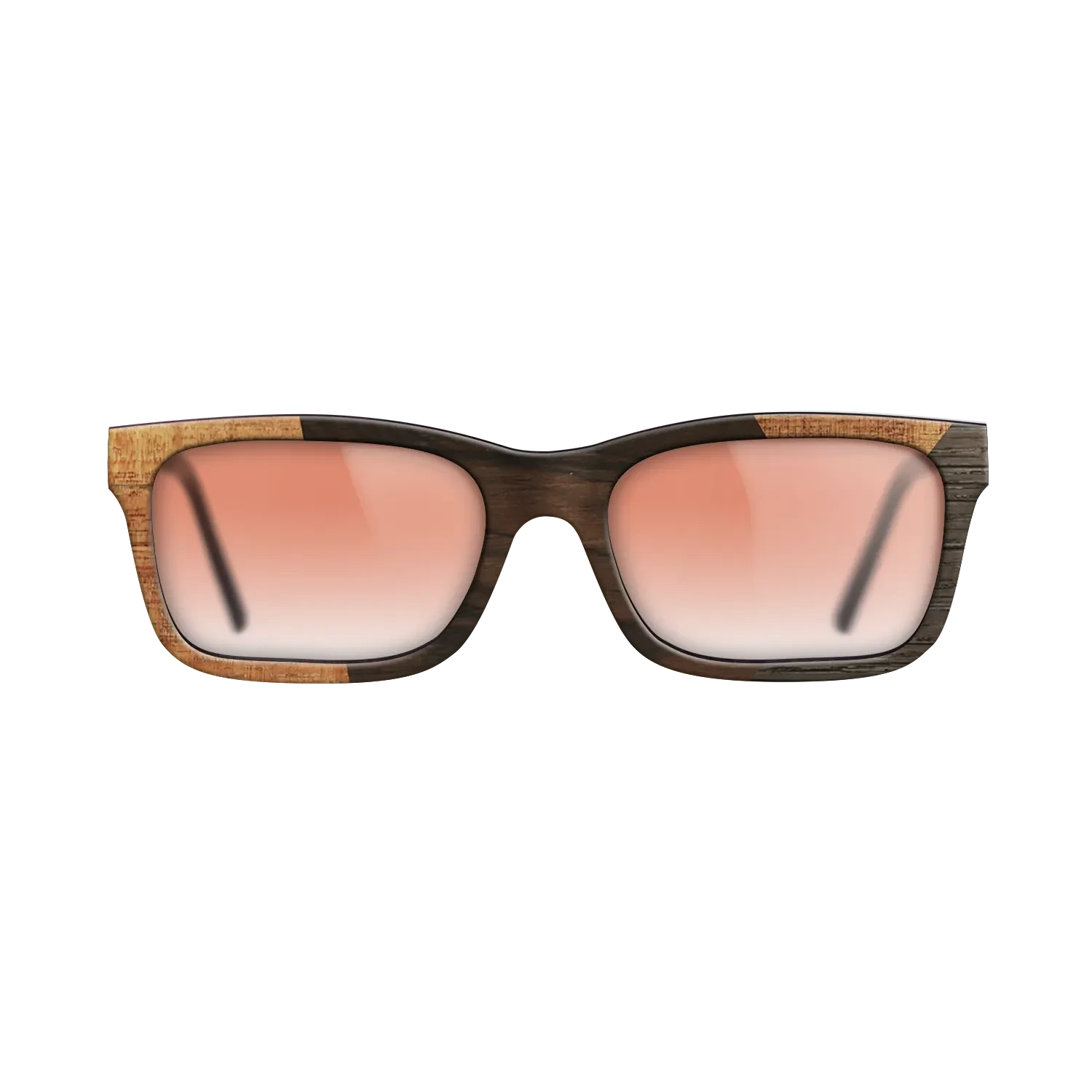 Ziricote Dark Quartered,Koa,Fumed Oak: Angle Cut - The Sage - Rectangle - SIRIS wood optic