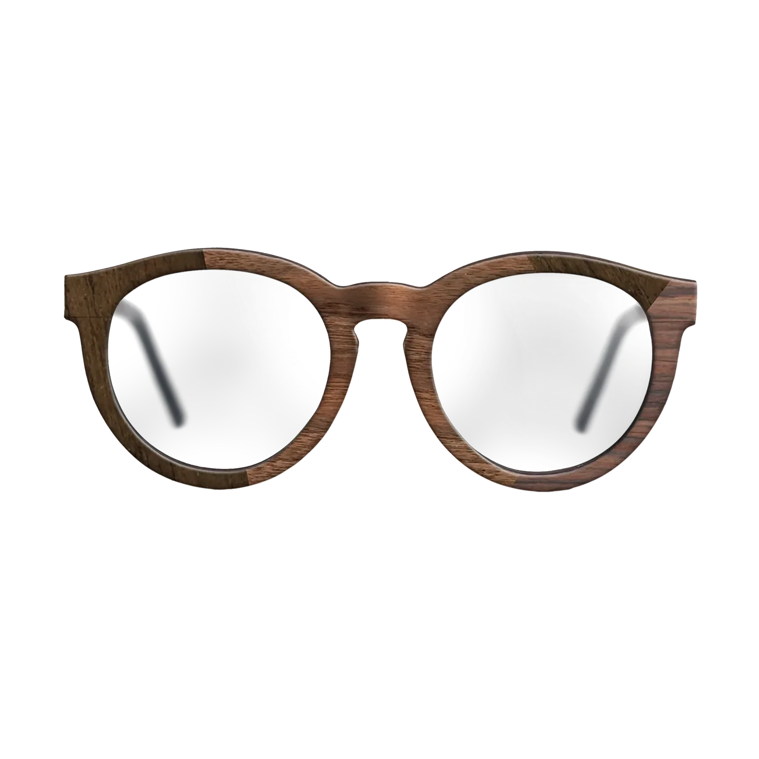 Walnut Claro Dark,Ziricote Light Quartered,Santos Rosewood Dark: Angle Cut - The Rebel - Round - SIRIS wood optic