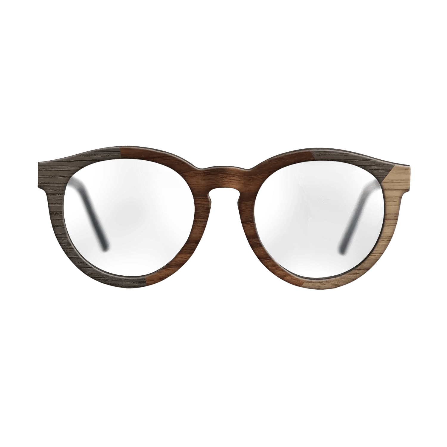 Walnut Claro Dark,Fumed Oak,Walnut: Straight Grain: Angle Cut - The Rebel - Round - SIRIS wood optic