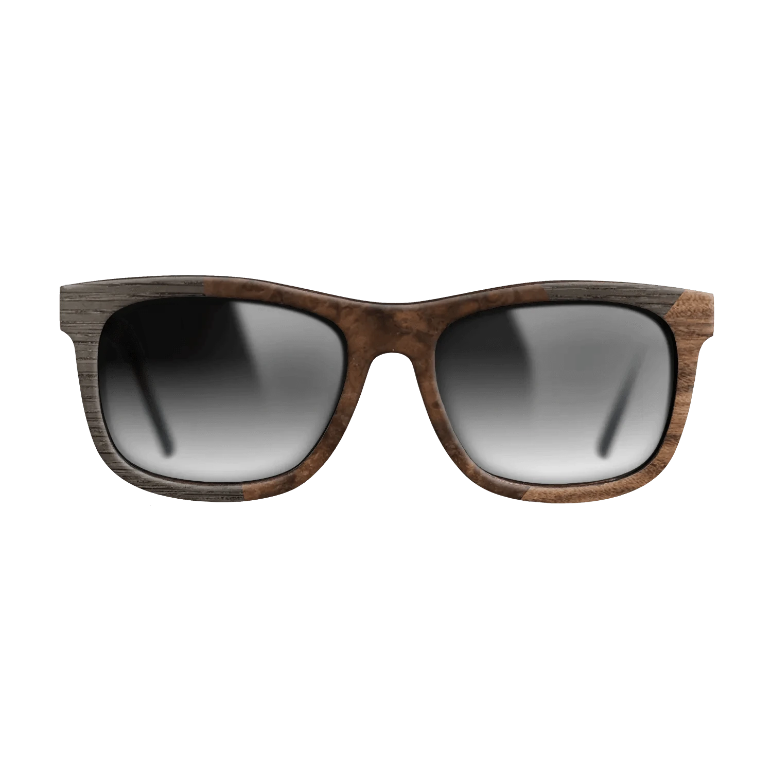 Walnut Burl,Fumed Oak,Santos Rosewood Dark: Angle Cut - The Hero - Square - SIRIS wood optic