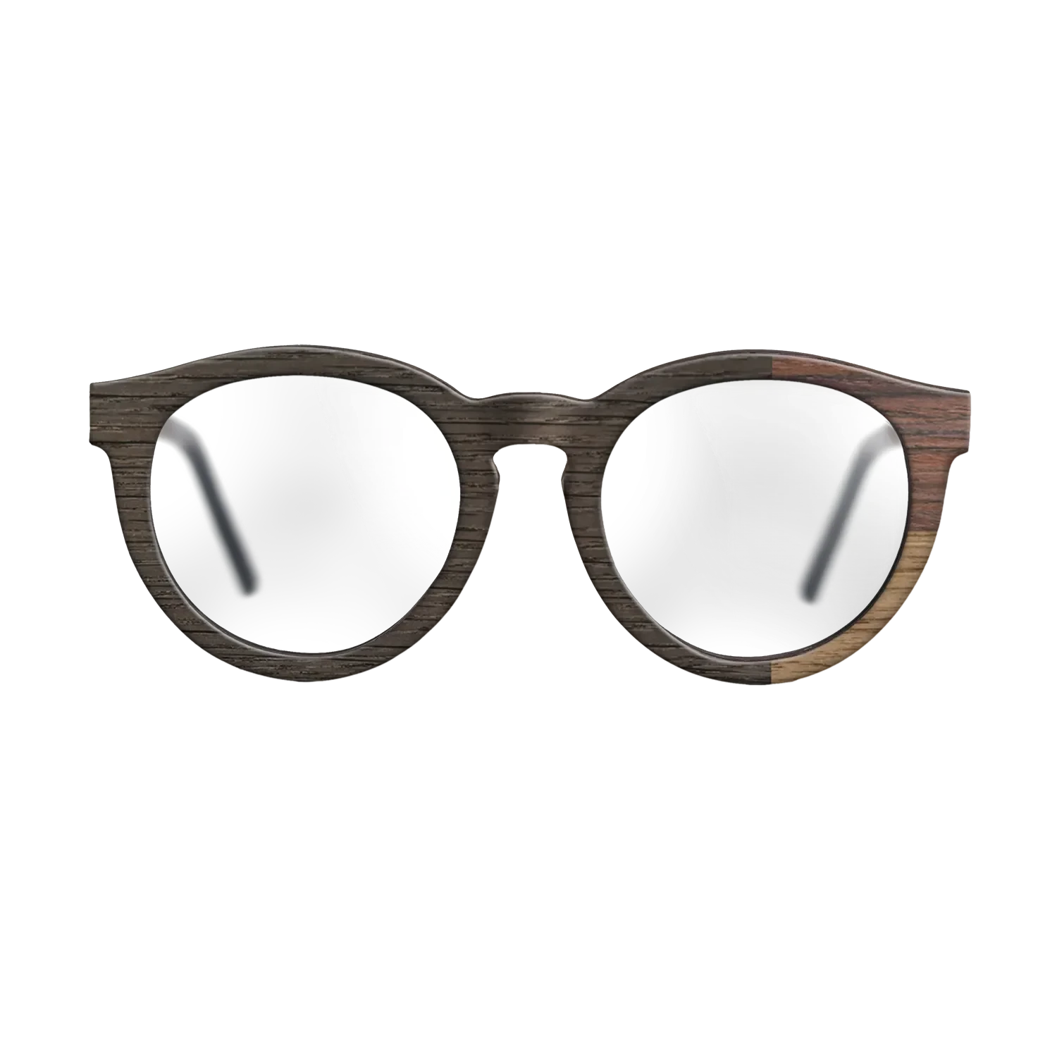 Walnut: Straight Grain,Fumed Oak,Rosewood Reconstituted: Cubic Cuts - The Rebel - Round - SIRIS wood optic