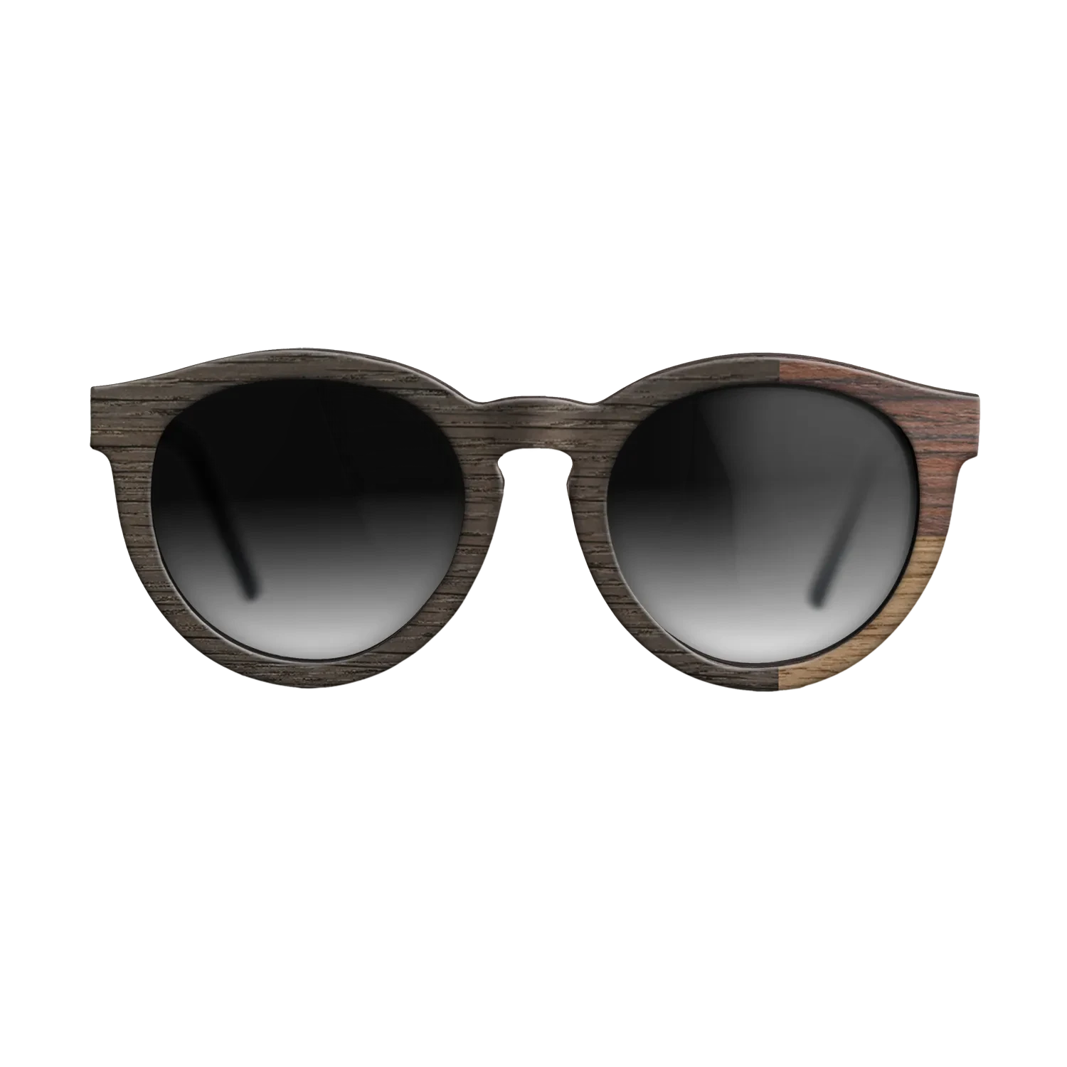 Walnut: Straight Grain,Fumed Oak,Rosewood Reconstituted: Cubic Cuts - The Rebel - Round - SIRIS wood optic