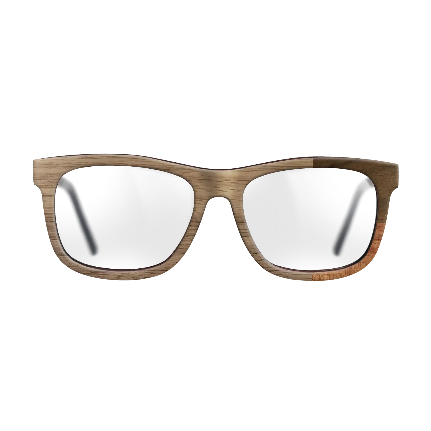 Koa,Walnut: Straight Grain,Ziricote Dark Quartered: Cubic Cuts - The Hero - Square - SIRIS wood optic