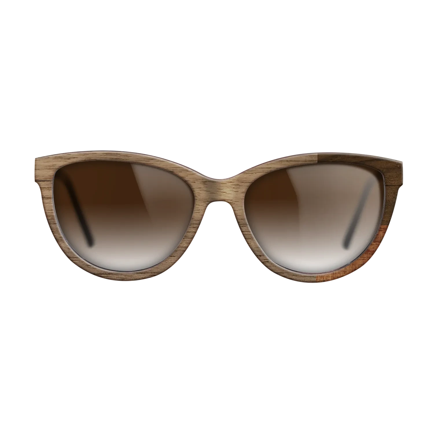 Koa,Walnut: Straight Grain,Ziricote Dark Quartered: Cubic Cuts - The Maiden - Cat - SIRIS wood optic