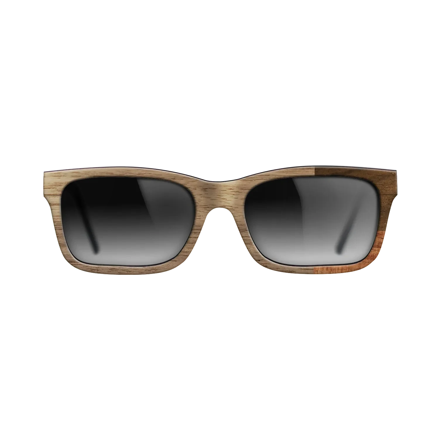 Koa,Walnut: Straight Grain,Ziricote Dark Quartered: Cubic Cuts - The Sage - Rectangle - SIRIS wood optic