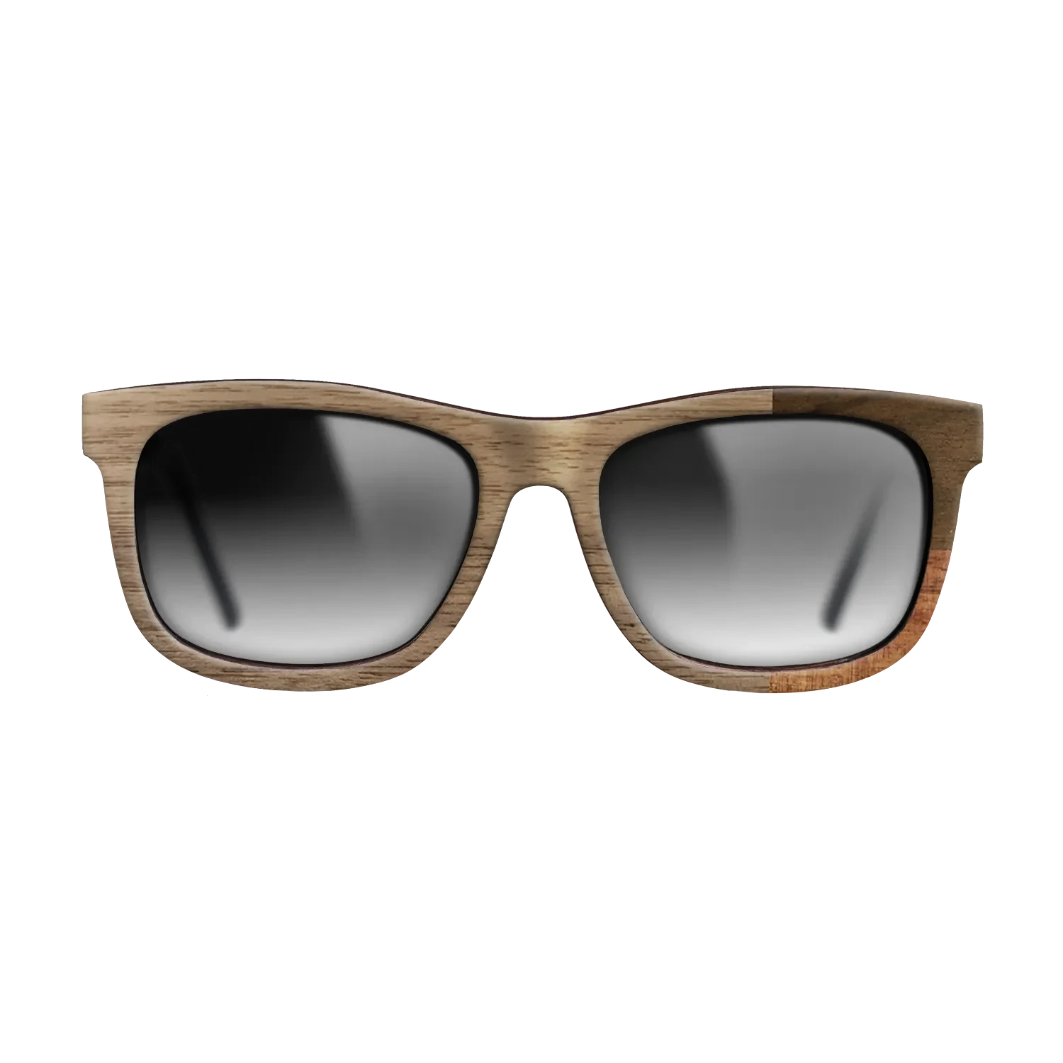 Koa,Walnut: Straight Grain,Ziricote Dark Quartered: Cubic Cuts - The Hero - Square - SIRIS wood optic