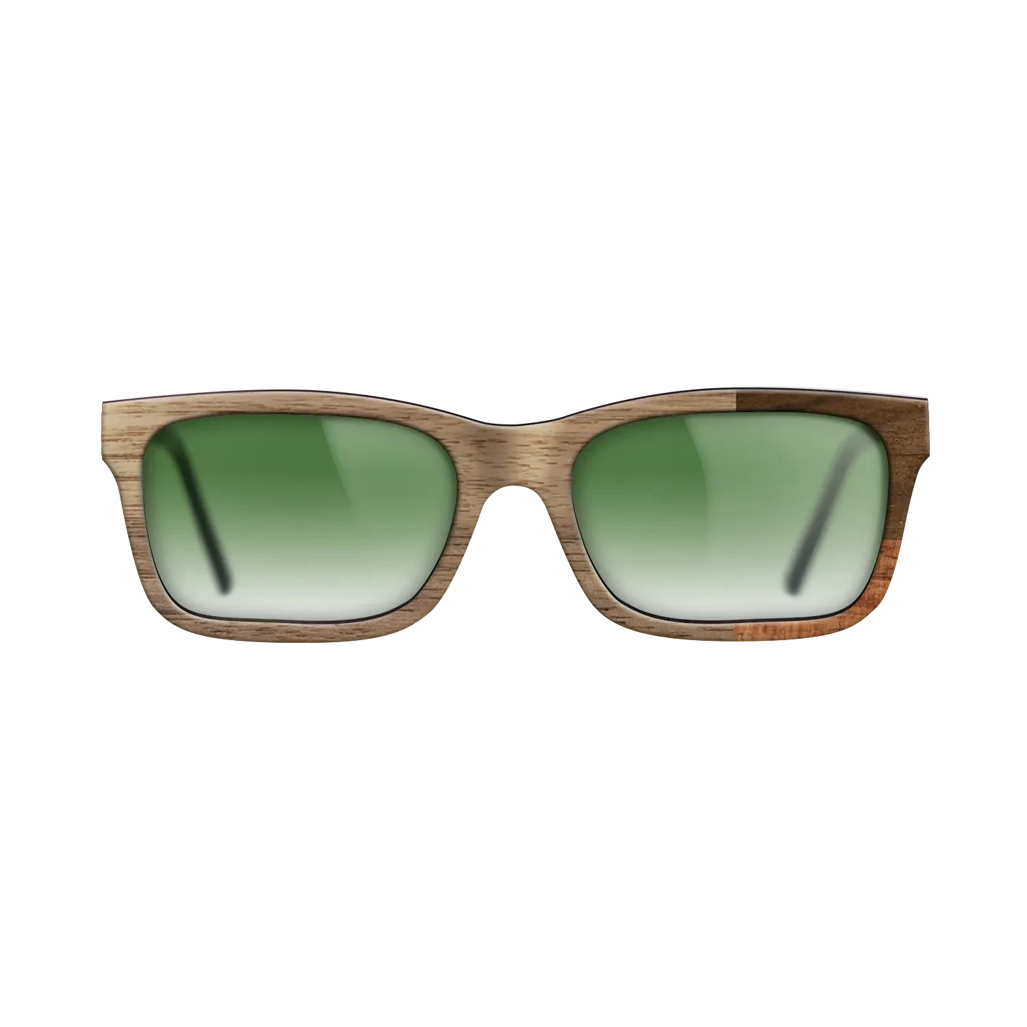 Koa,Walnut: Straight Grain,Ziricote Dark Quartered: Cubic Cuts - The Sage - Rectangle - SIRIS wood optic