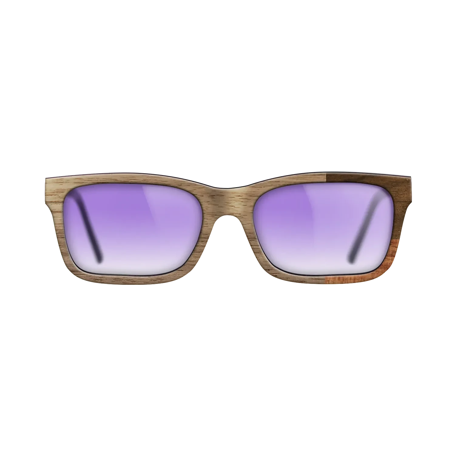 Koa,Walnut: Straight Grain,Ziricote Dark Quartered: Cubic Cuts - The Sage - Rectangle - SIRIS wood optic