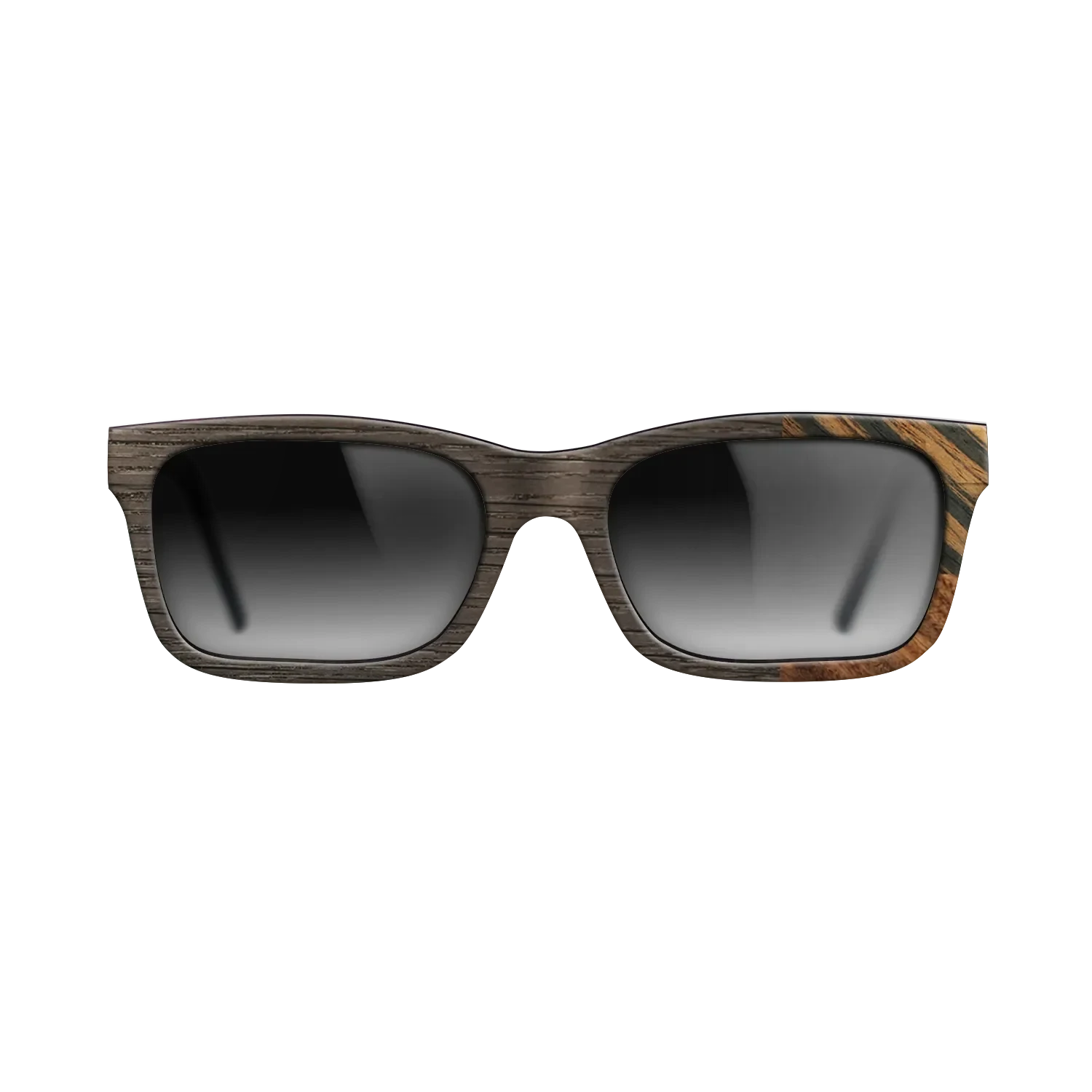 Santos Rosewood Dark,Fumed Oak,Italian Ebony: Cubic Cuts - The Sage - Rectangle - SIRIS wood optic